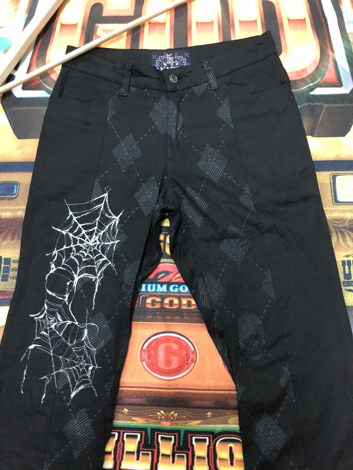 Japanese Brand × Seditionaries H ANARCHY BONDAGE GOTHIC PUNK FLARE PANTS Size US 28 / EU 44 - 2 Thumbnail