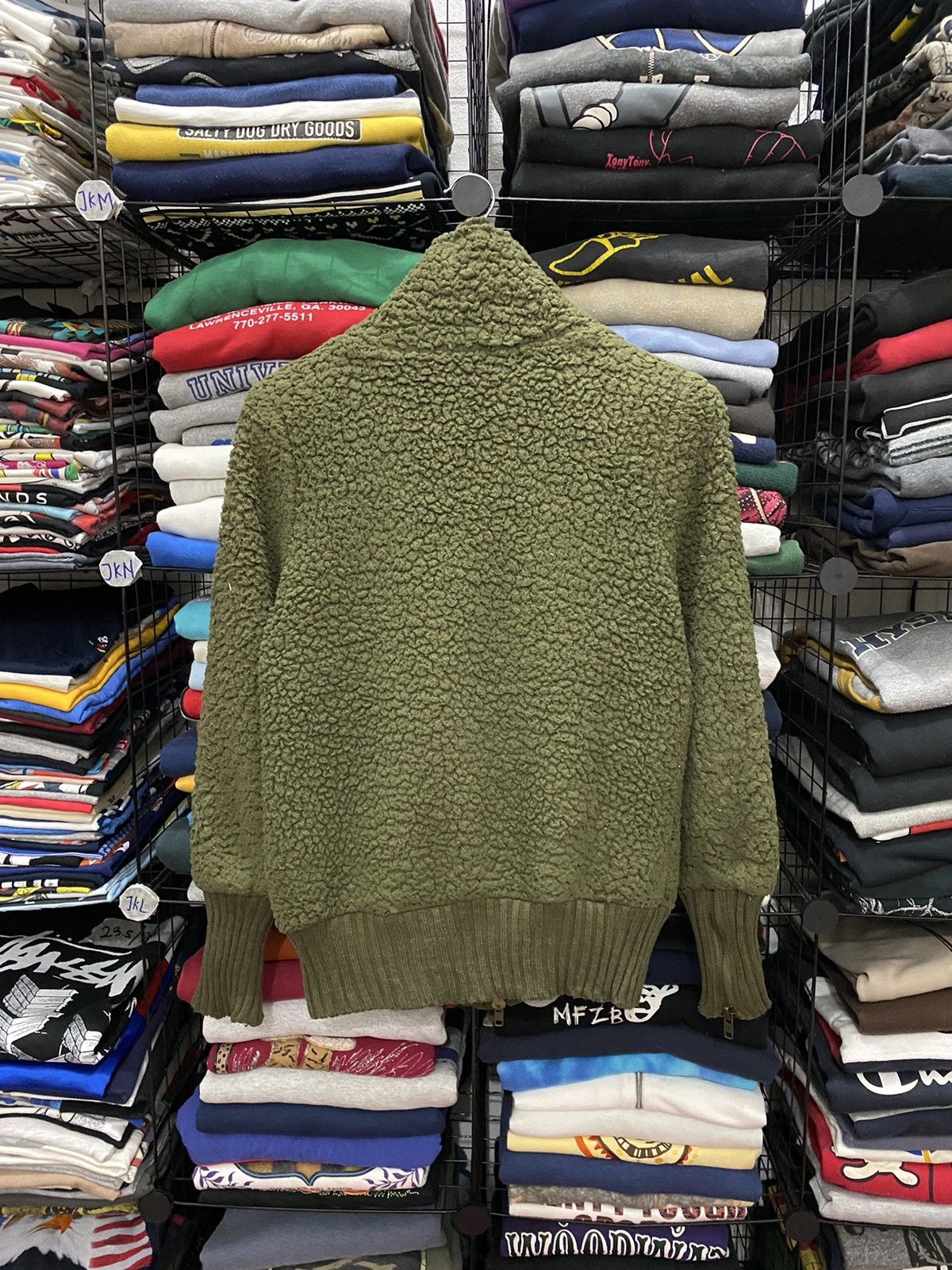 Japanese Brand HONEY DROP SHERPA JACKET NICE DESIGN Size US L / EU 52-54 / 3 - 6 Thumbnail
