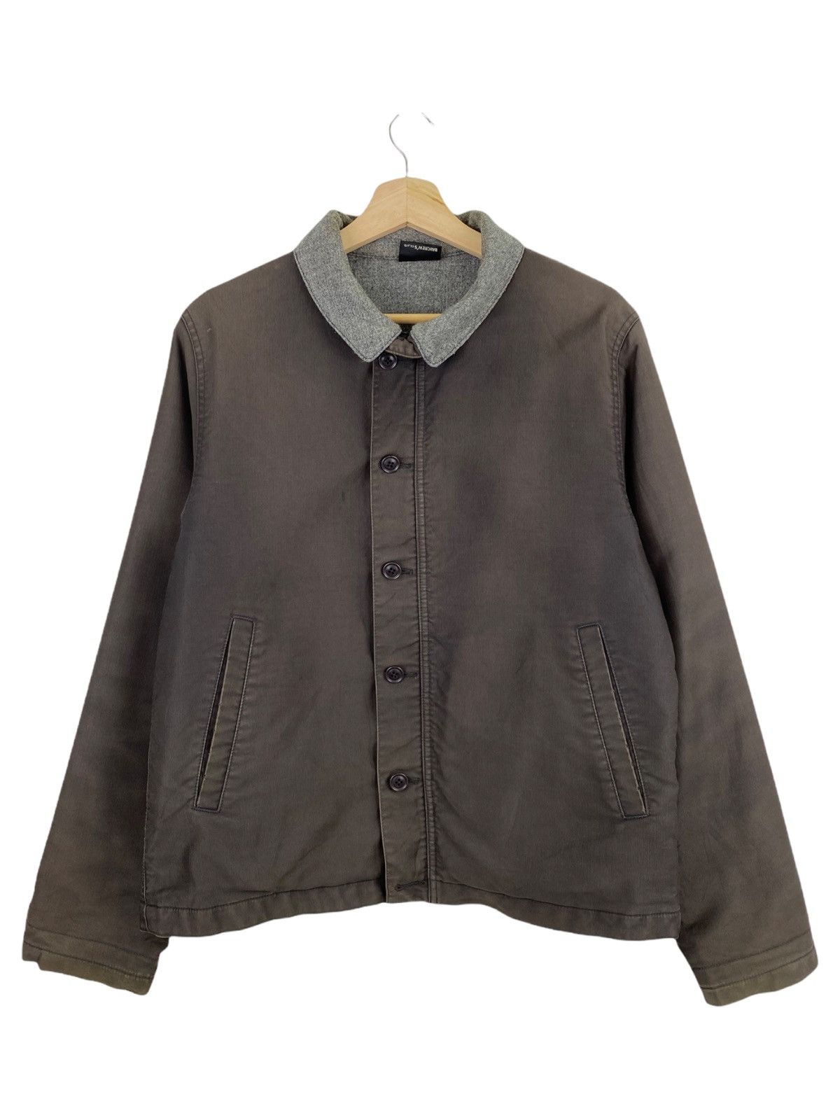image of Vintage Journal Standard Jacket in Faded Black, Men's (Size Large)
