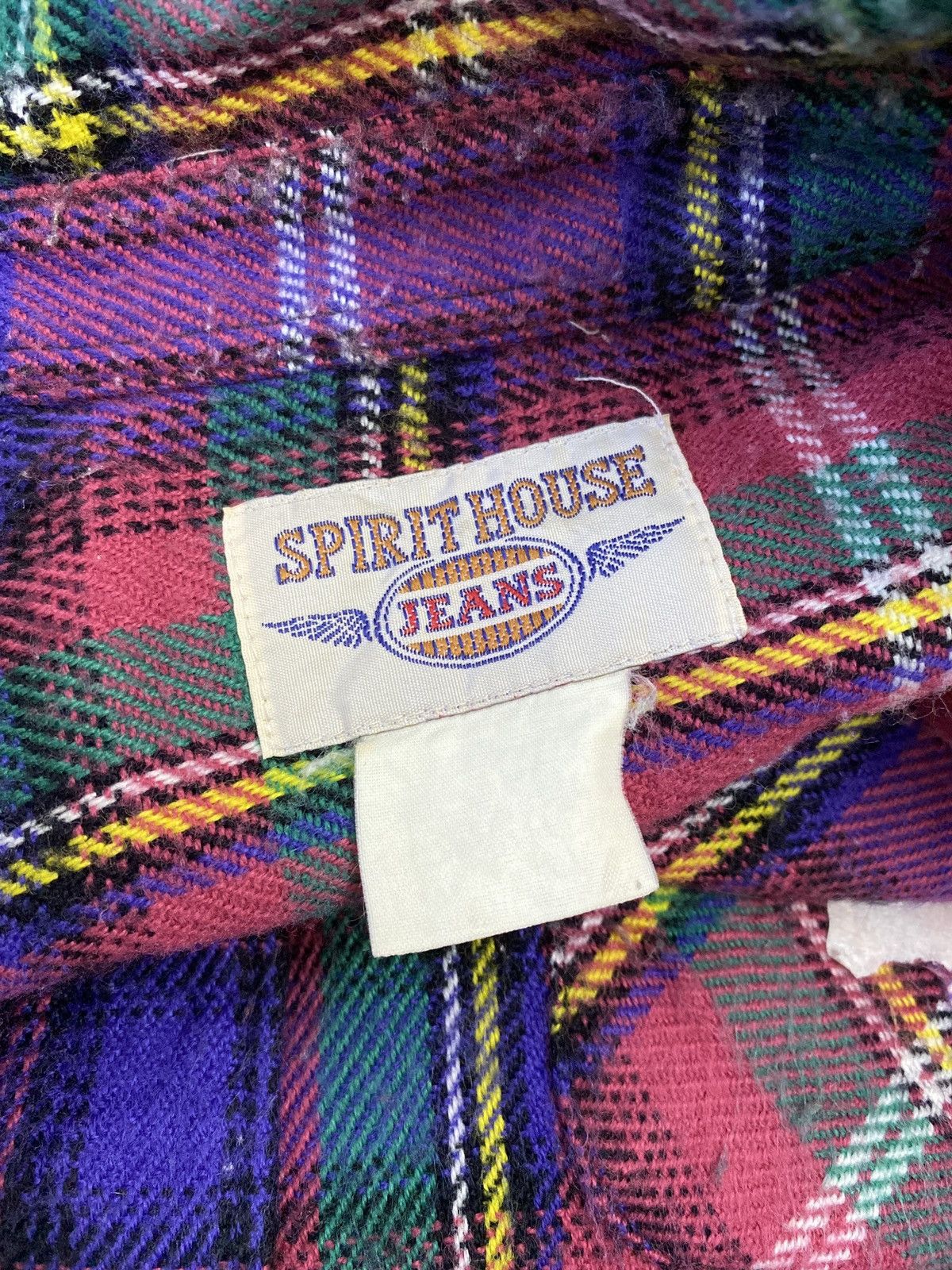 Japanese Brand × Vintage VINTAGE SPIRIT HOUSE JEANS PLAID CHECK SHIRT Size US L / EU 52-54 / 3 - 4 Thumbnail