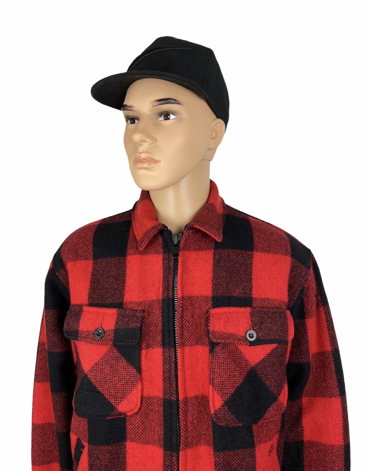Japanese Brand 🔥JOHNBULL FLANNEL WOLL JACKET URBAN STYLE Size US L / EU 52-54 / 3 - 6 Thumbnail