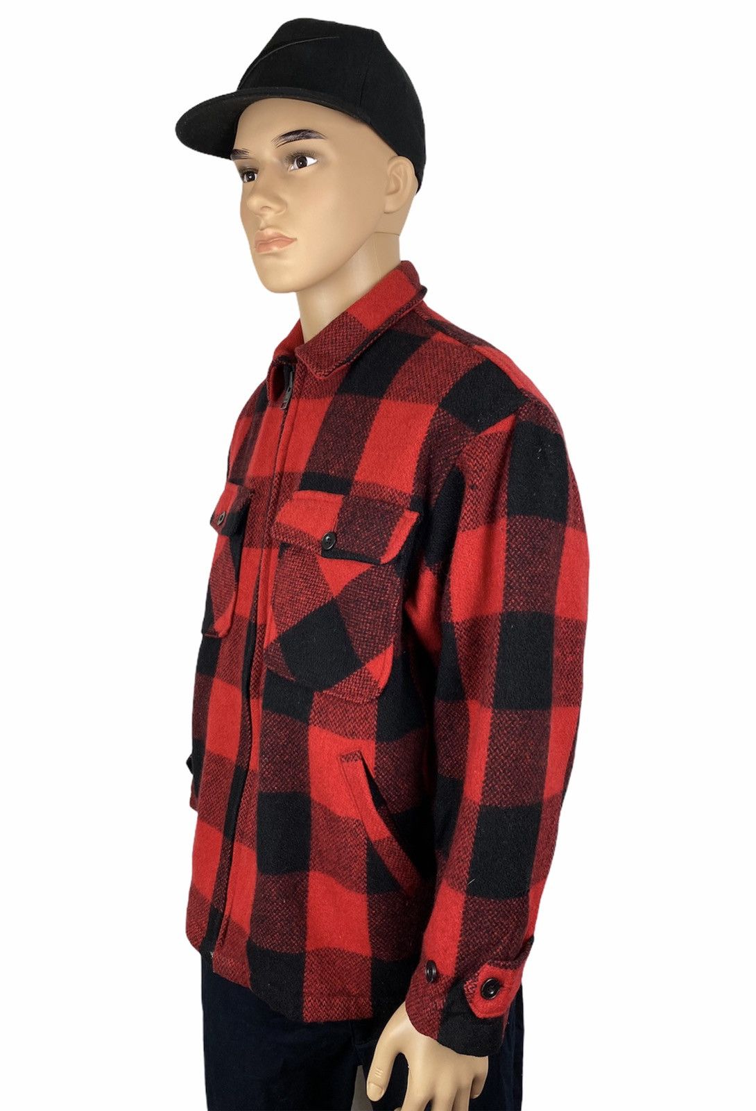 Japanese Brand 🔥JOHNBULL FLANNEL WOLL JACKET URBAN STYLE Size US L / EU 52-54 / 3 - 2 Thumbnail