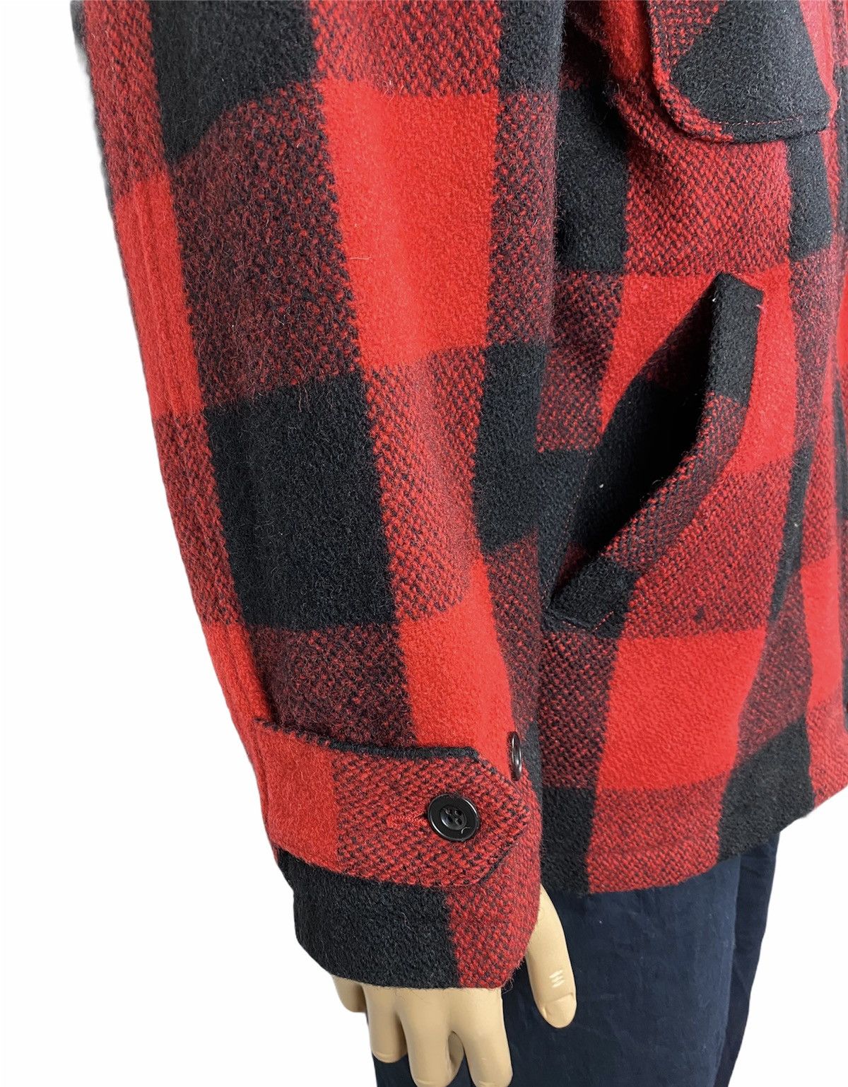 Japanese Brand 🔥JOHNBULL FLANNEL WOLL JACKET URBAN STYLE Size US L / EU 52-54 / 3 - 11 Thumbnail
