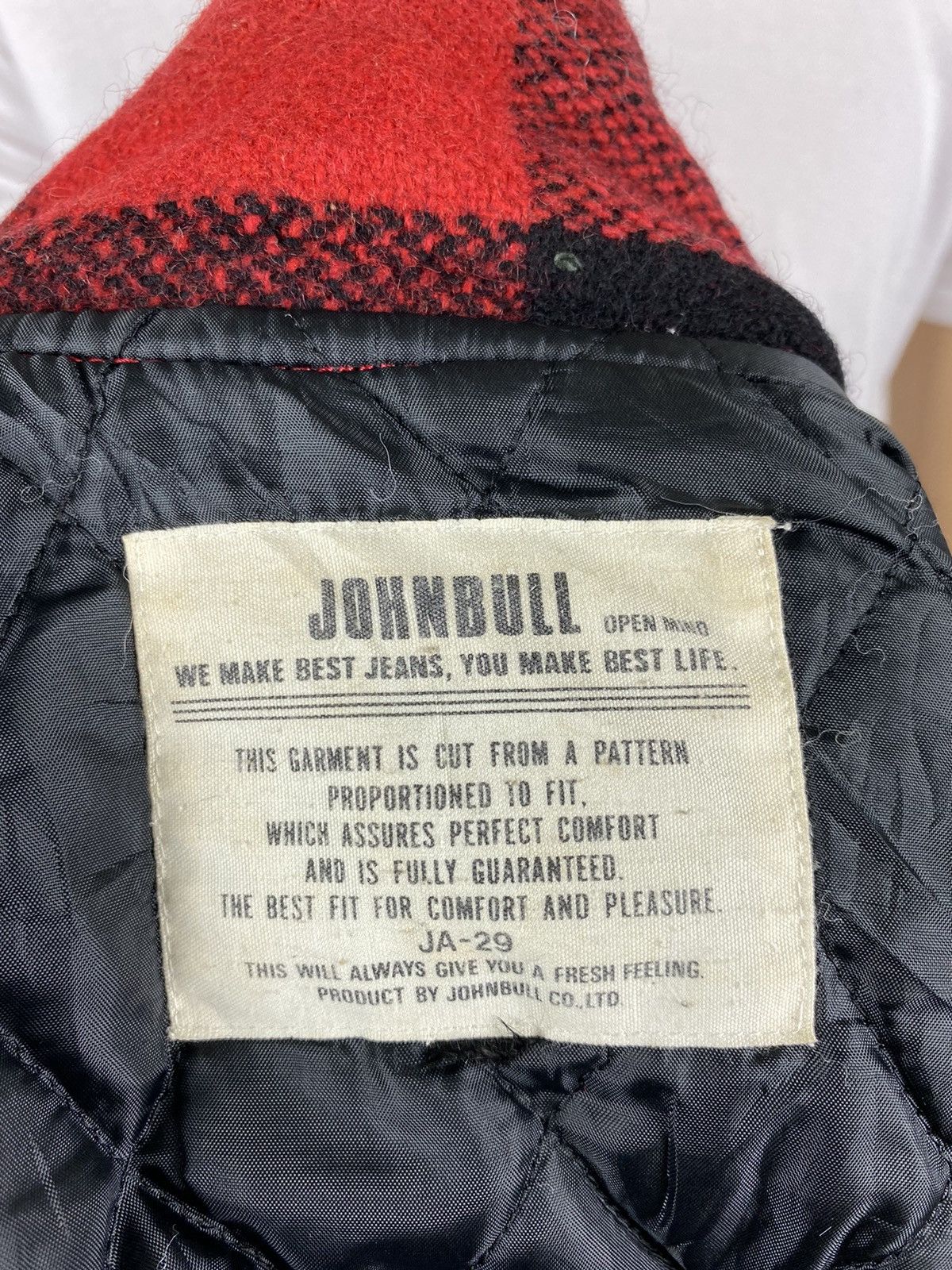 Japanese Brand 🔥JOHNBULL FLANNEL WOLL JACKET URBAN STYLE Size US L / EU 52-54 / 3 - 15 Thumbnail