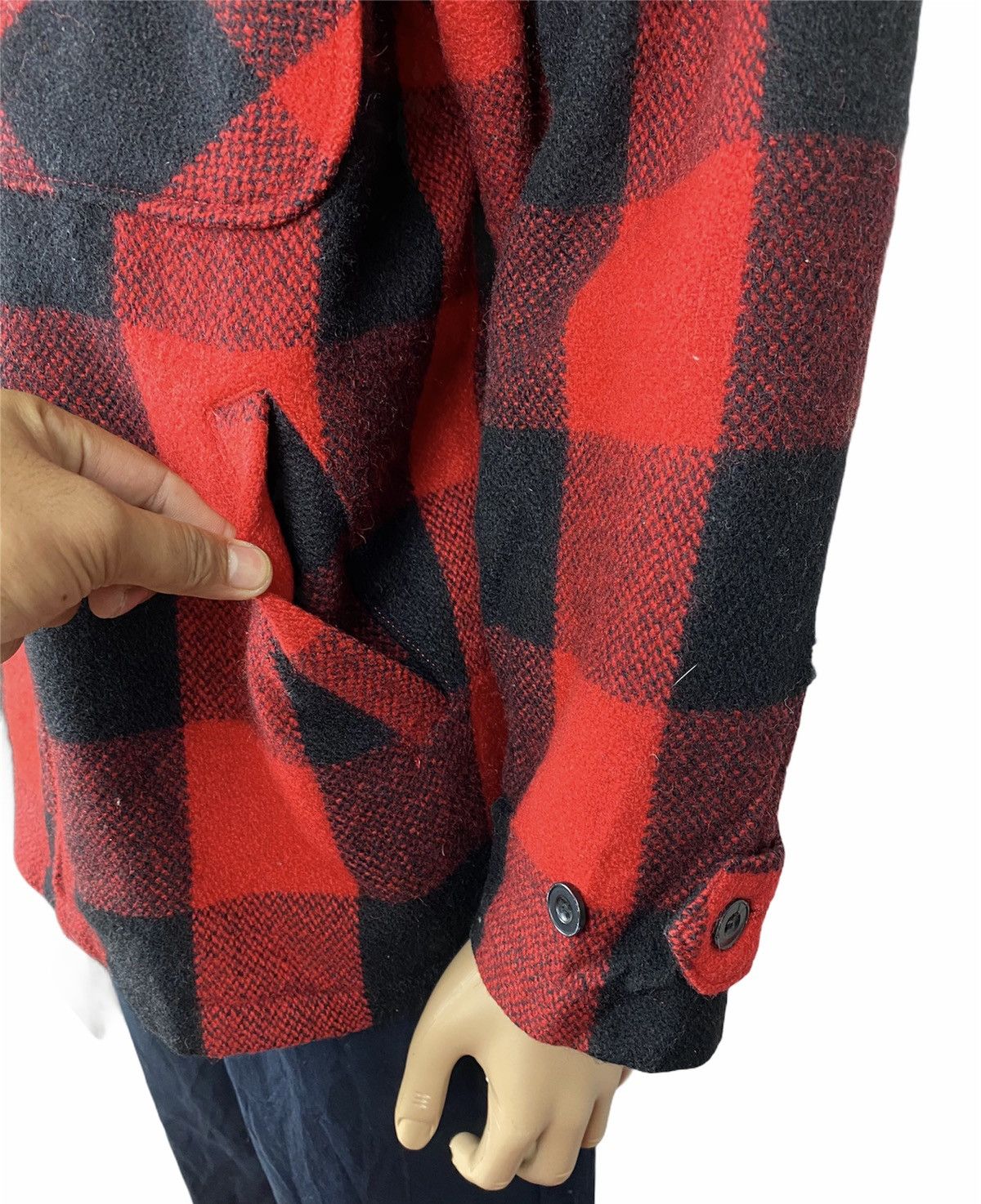 Japanese Brand 🔥JOHNBULL FLANNEL WOLL JACKET URBAN STYLE Size US L / EU 52-54 / 3 - 10 Thumbnail