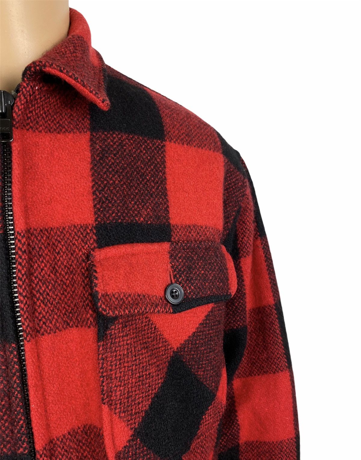 Japanese Brand 🔥JOHNBULL FLANNEL WOLL JACKET URBAN STYLE Size US L / EU 52-54 / 3 - 8 Thumbnail