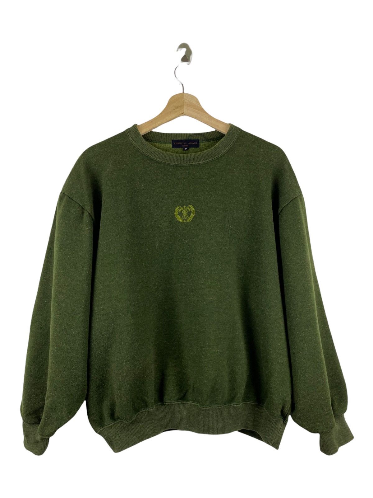 Japanese Brand × Vintage VINTAGE CHRISTIAN AUJARD SMALL LOGO SWEATSHIRT Size US M / EU 48-50 / 2 - 1 Thumbnail
