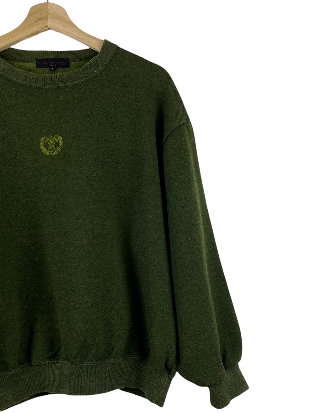 Japanese Brand × Vintage VINTAGE CHRISTIAN AUJARD SMALL LOGO SWEATSHIRT Size US M / EU 48-50 / 2 - 3 Thumbnail