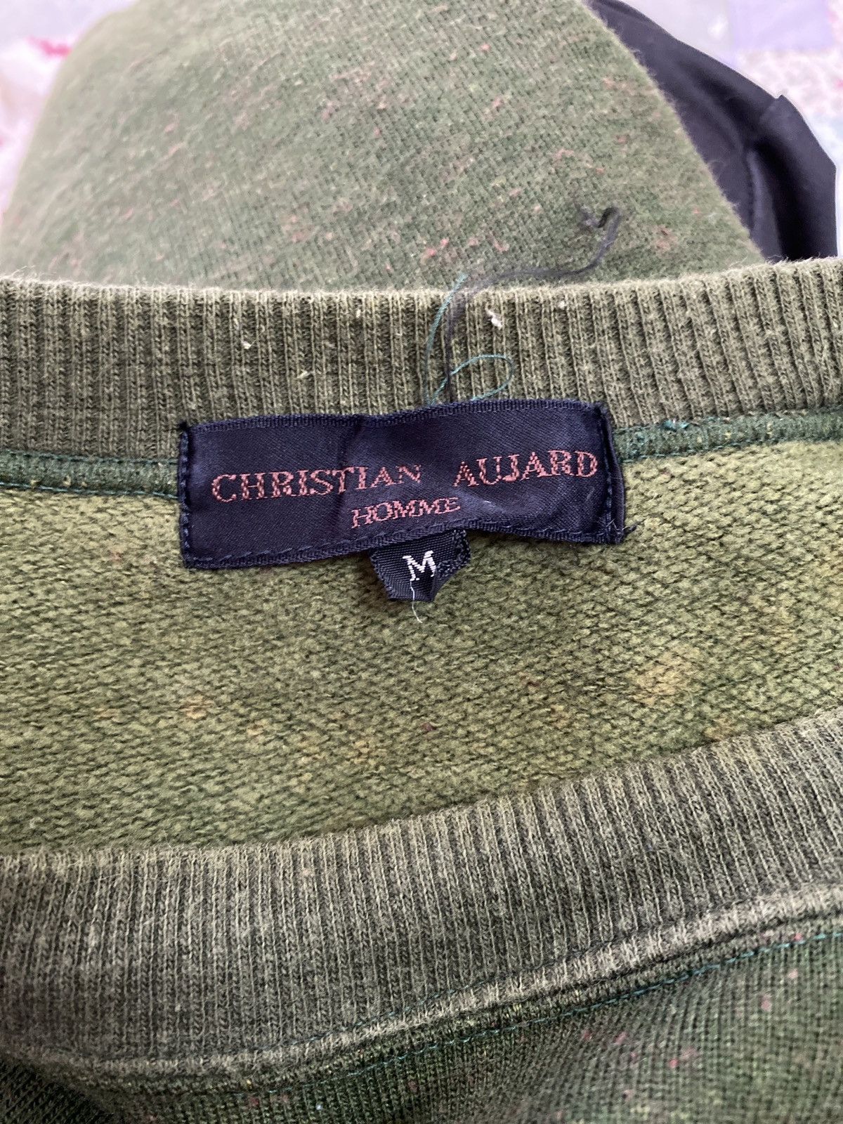 Japanese Brand × Vintage VINTAGE CHRISTIAN AUJARD SMALL LOGO SWEATSHIRT Size US M / EU 48-50 / 2 - 7 Thumbnail