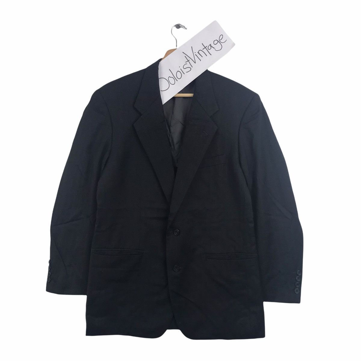 Christian Dior Monsieur CHRISTIAN DIOR MONSIEUR Cd Monogram Black Blazer Size US M / EU 48-50 / 2 - 1 Thumbnail