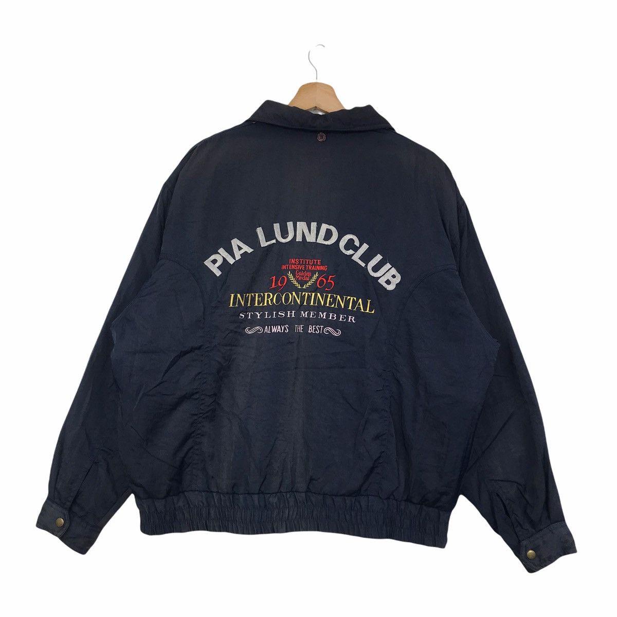Vintage Vintage PIA LUND CLUB German Singer Band Bomber Jacket Size US XL / EU 56 / 4 - 2 Thumbnail