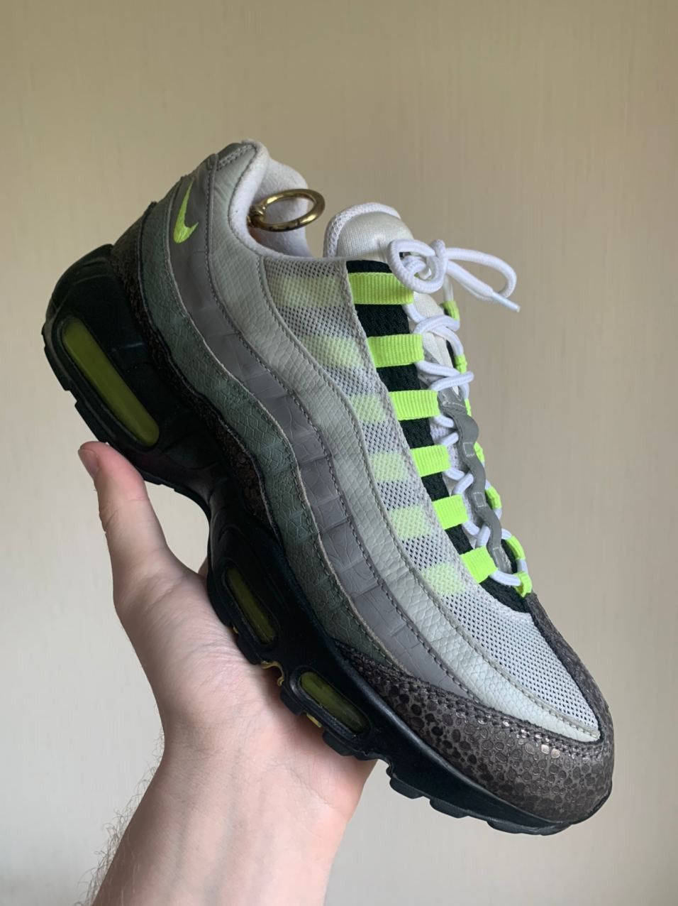 Nike × atmos Air Max 95 OG Prm Neon Safari 2015 Tn 90 Jordan1 Bw Zoom Size US 10.5 / EU 43-44 - 5 Thumbnail