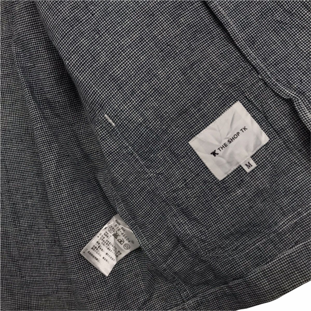 Vintage THE SHOP TK Check Design Japanese Brand grey blazer Size US M / EU 48-50 / 2 - 4 Thumbnail