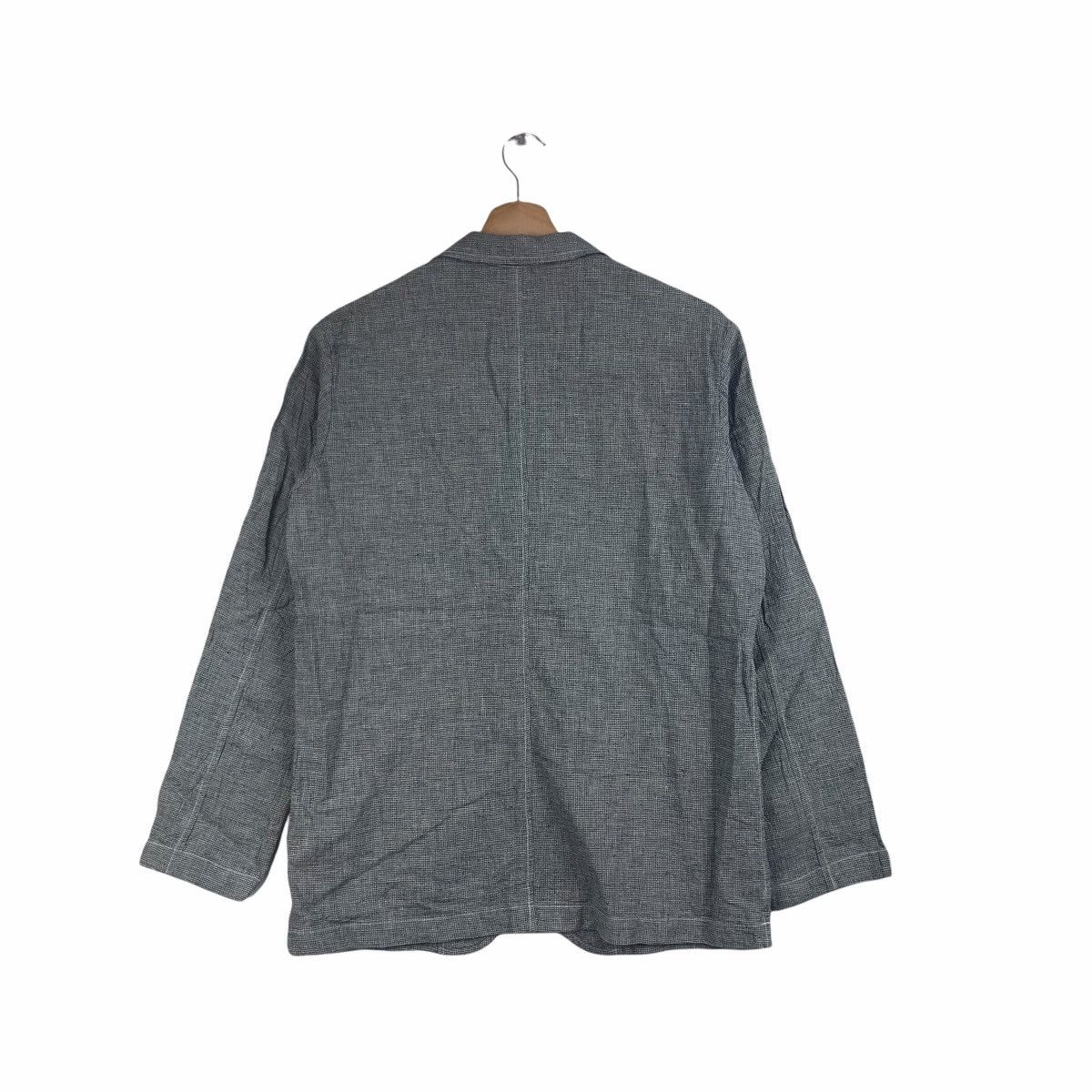 Vintage THE SHOP TK Check Design Japanese Brand grey blazer Size US M / EU 48-50 / 2 - 2 Thumbnail