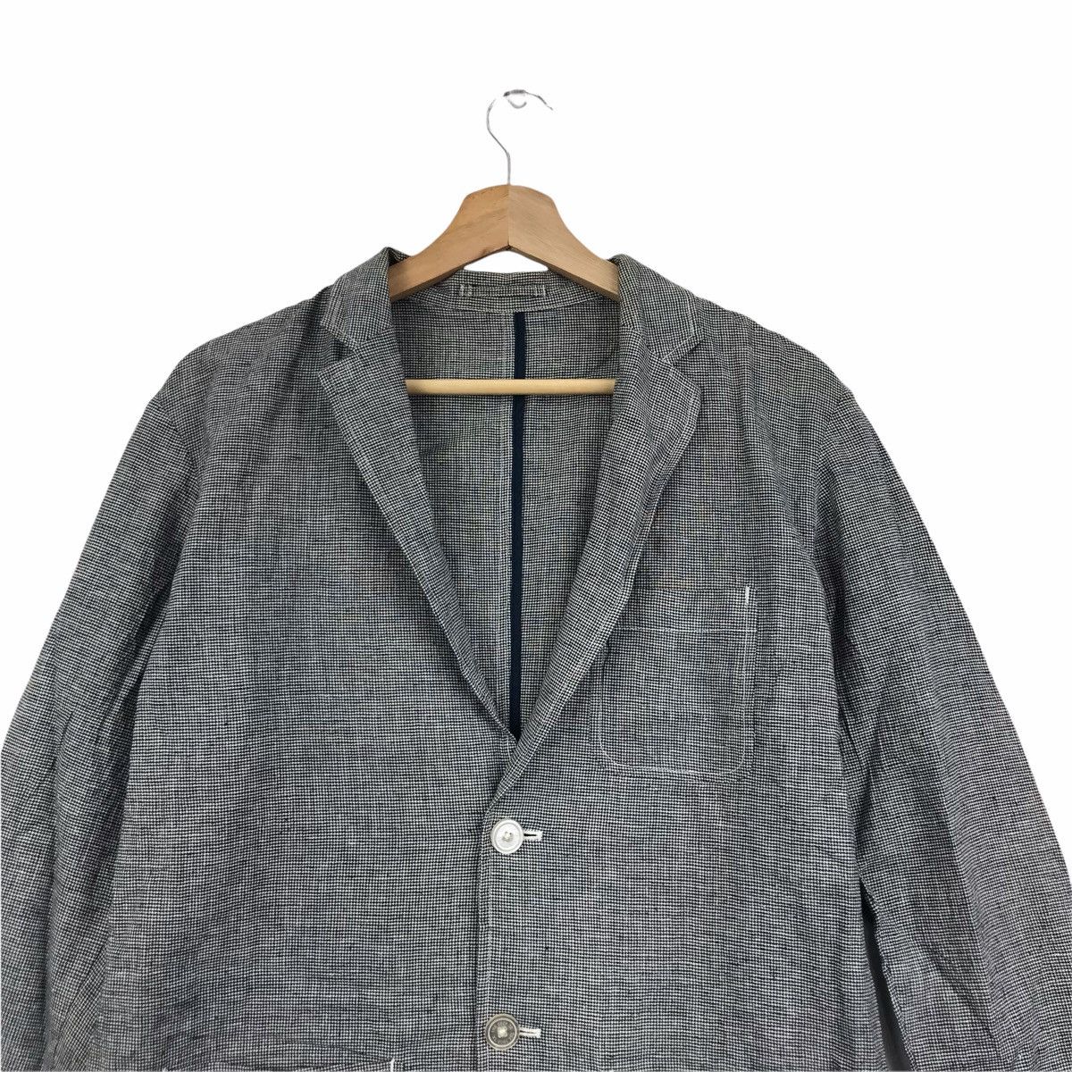 Vintage THE SHOP TK Check Design Japanese Brand grey blazer Size US M / EU 48-50 / 2 - 3 Thumbnail