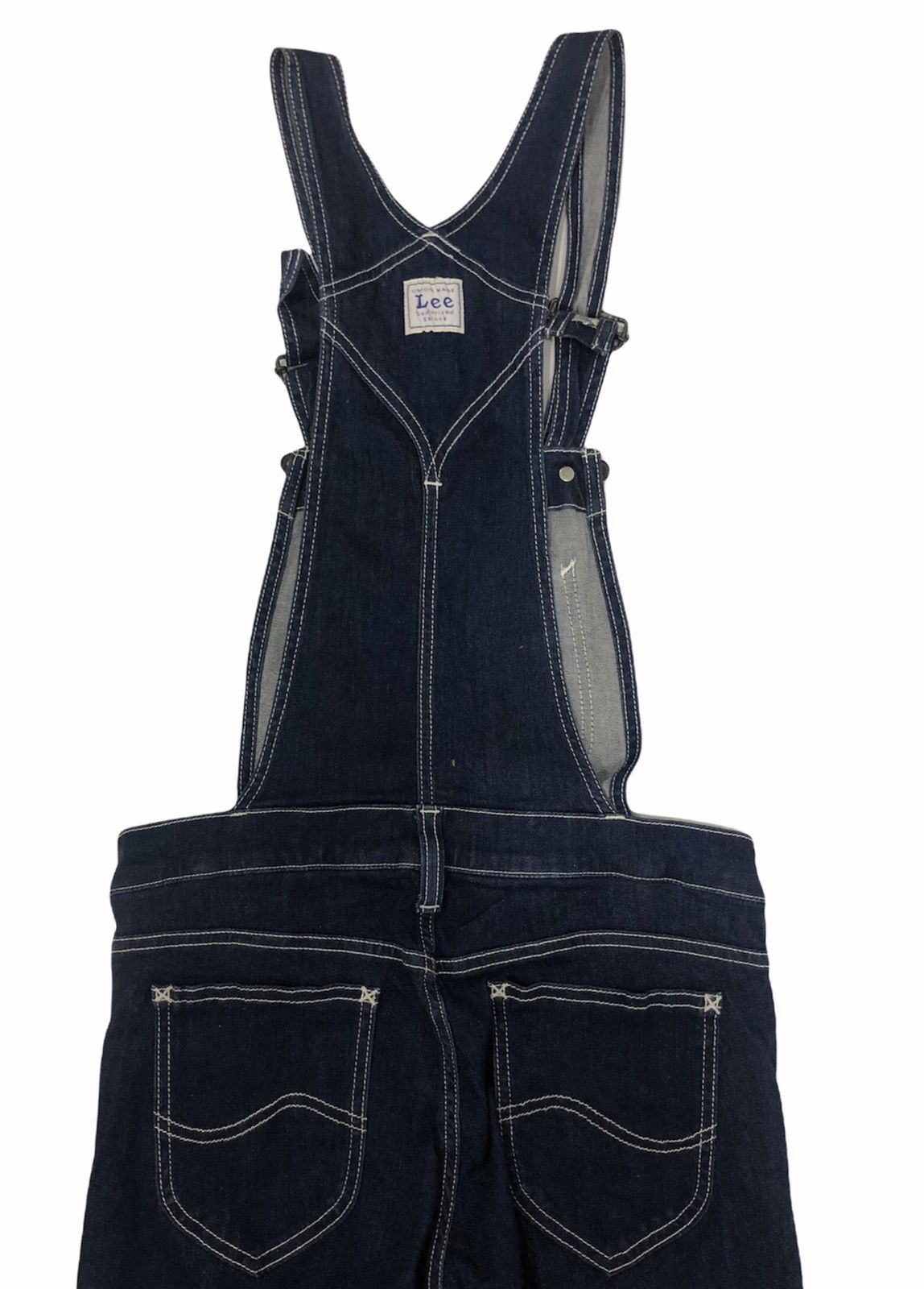 Lee × Vintage Vtg LEE Union Made Sanforized Cotton Workers Overalls Size US 28 / EU 44 - 6 Thumbnail