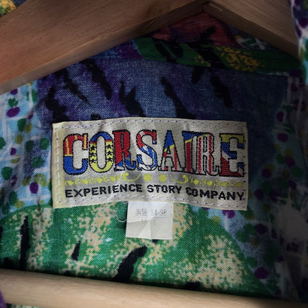 Vintage CORSAIRE Over Print Hawaii Beach Hoodie Jacket Size US L / EU 52-54 / 3 - 4 Thumbnail
