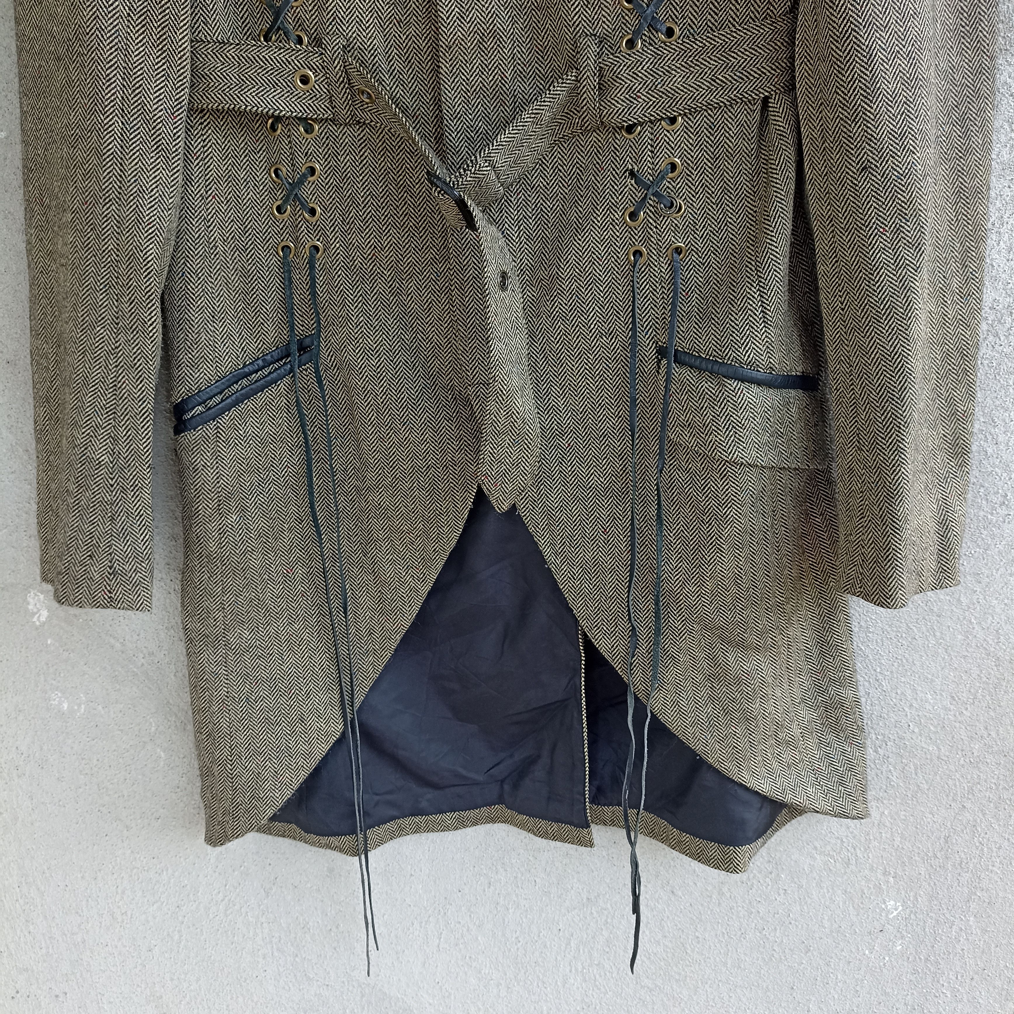 Designer × Japanese Brand Wuu Cashmere Wool Bondage Seditionaries Long Coat Size US S / EU 44-46 / 1 - 4 Thumbnail