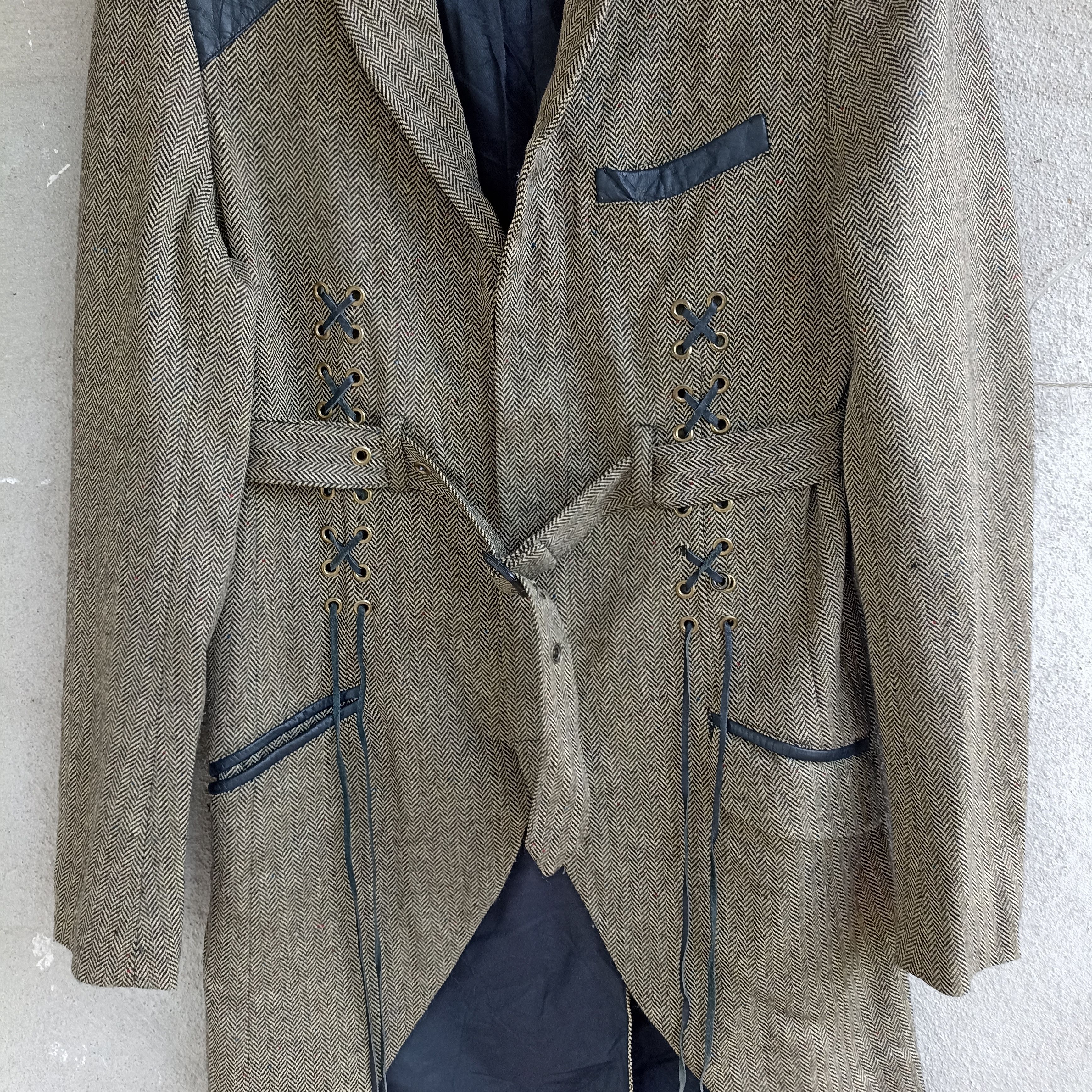 Designer × Japanese Brand Wuu Cashmere Wool Bondage Seditionaries Long Coat Size US S / EU 44-46 / 1 - 3 Thumbnail