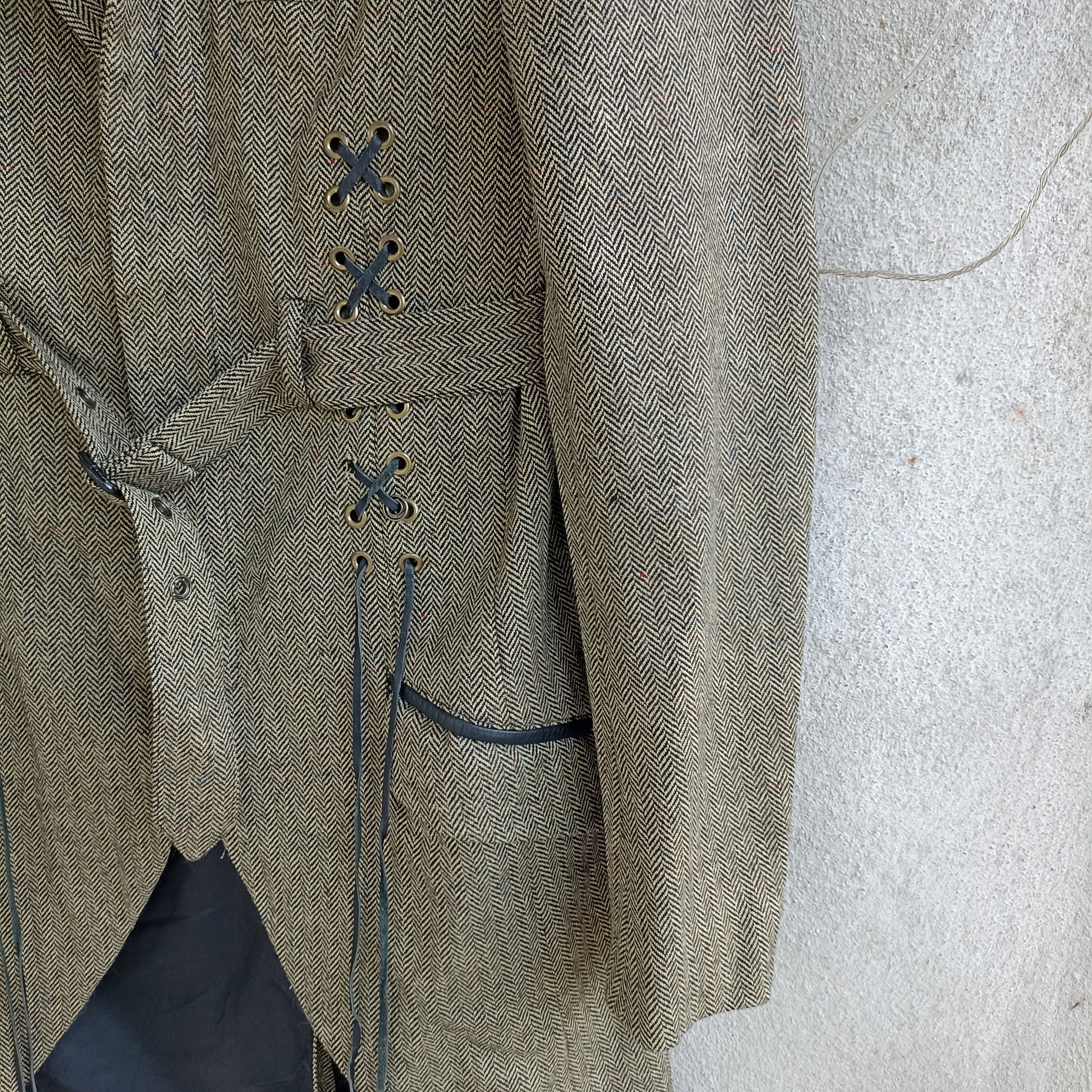 Designer × Japanese Brand Wuu Cashmere Wool Bondage Seditionaries Long Coat Size US S / EU 44-46 / 1 - 8 Thumbnail