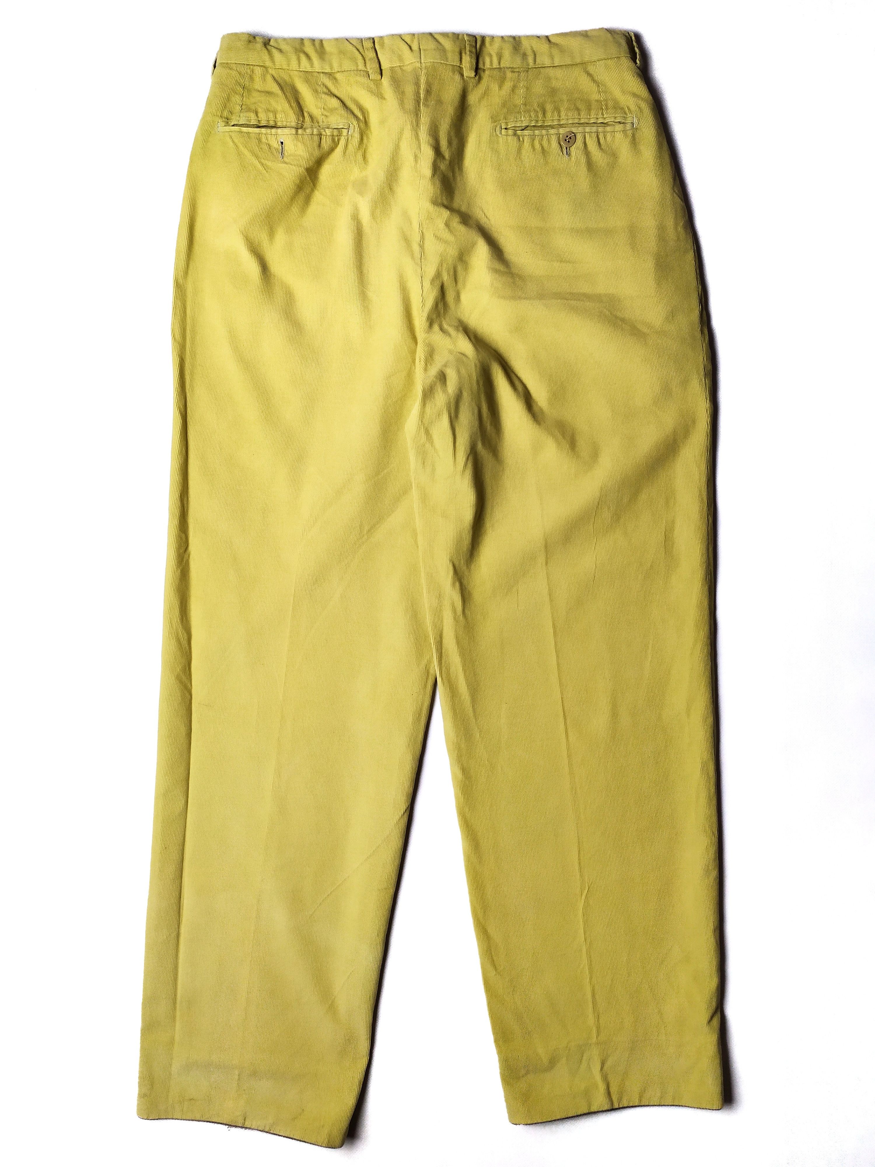 Ermenegildo Zegna Vintage Zegna Corduroy Italy Yellow Pants Size US 32 / EU 48 - 5 Thumbnail