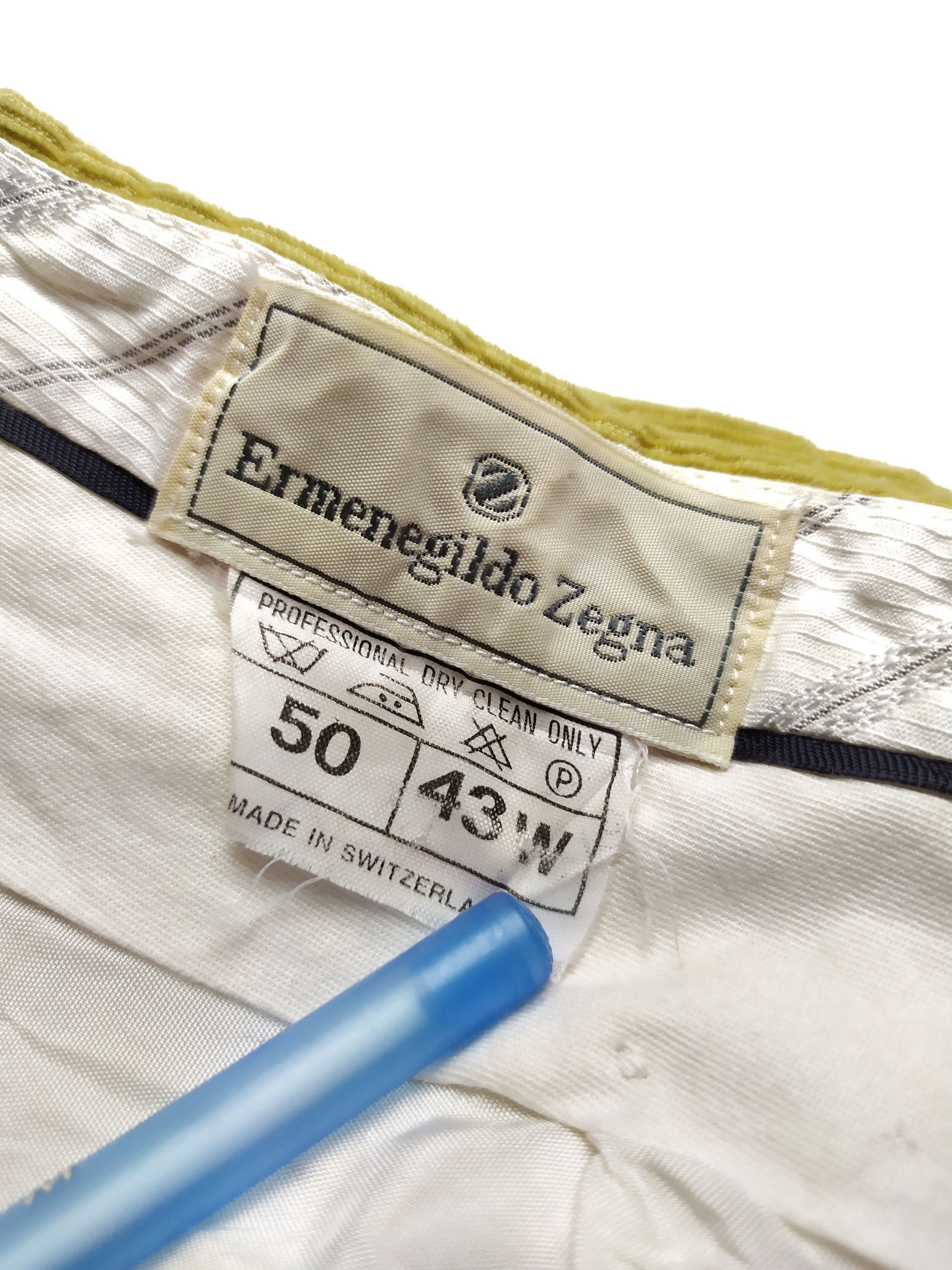 Ermenegildo Zegna Vintage Zegna Corduroy Italy Yellow Pants Size US 32 / EU 48 - 7 Thumbnail