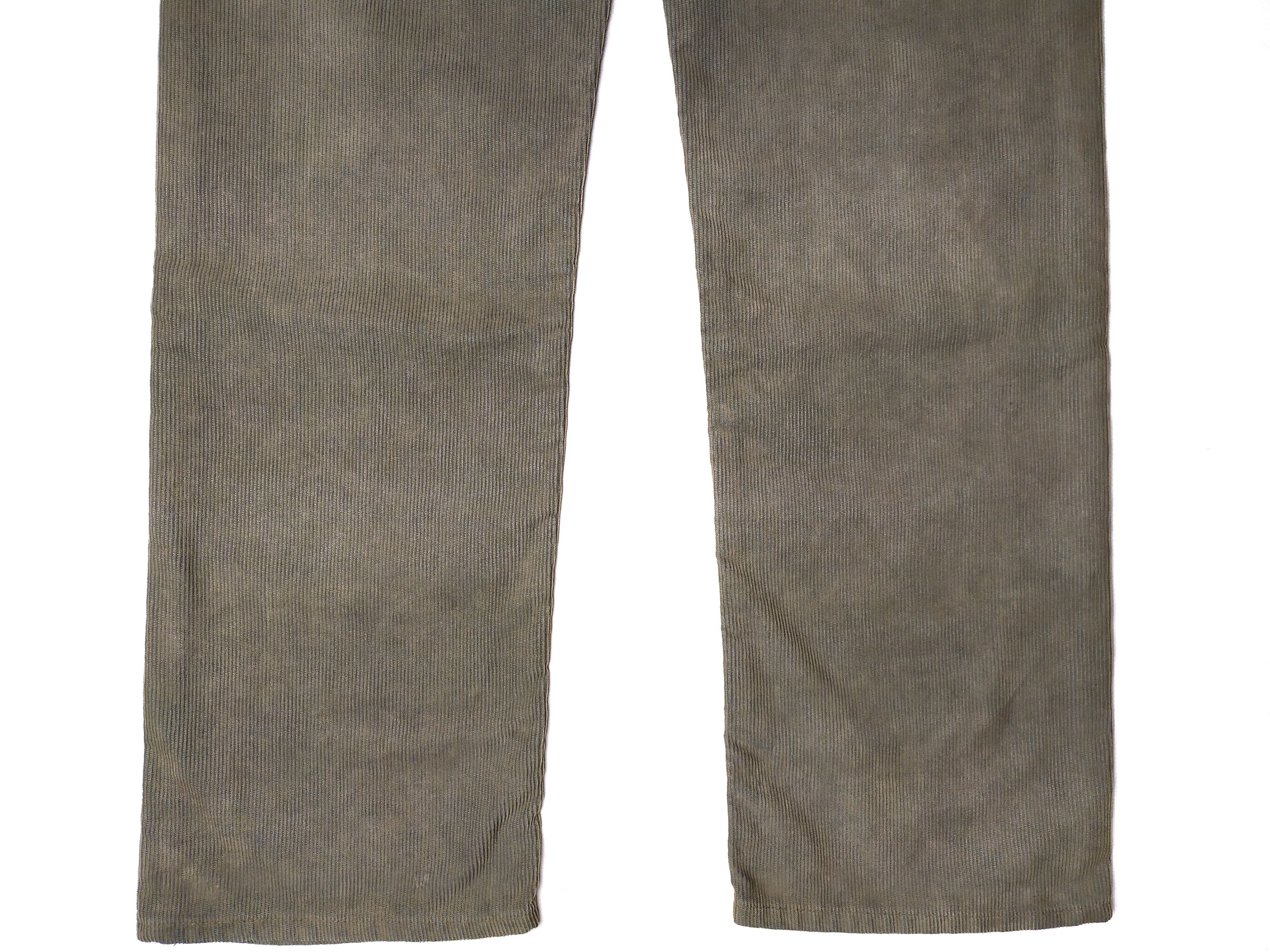 Armani Armani Jeans Corduroy Casual Beige Italy Pants Size US 29 - 11 Thumbnail