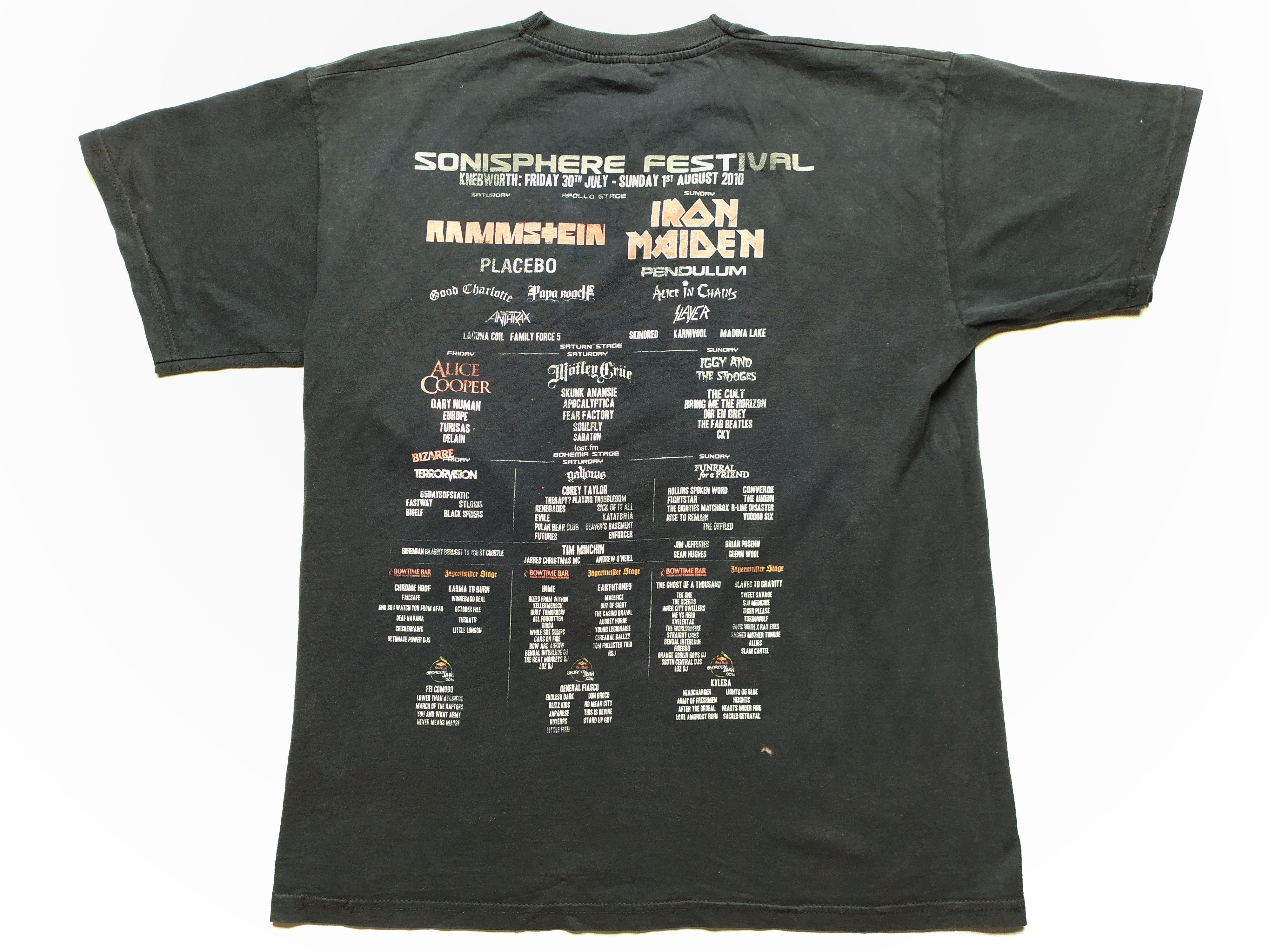 Band Tees Sonisphere Rock festival 2010 T shirt Size US M / EU 48-50 / 2 - 7 Thumbnail