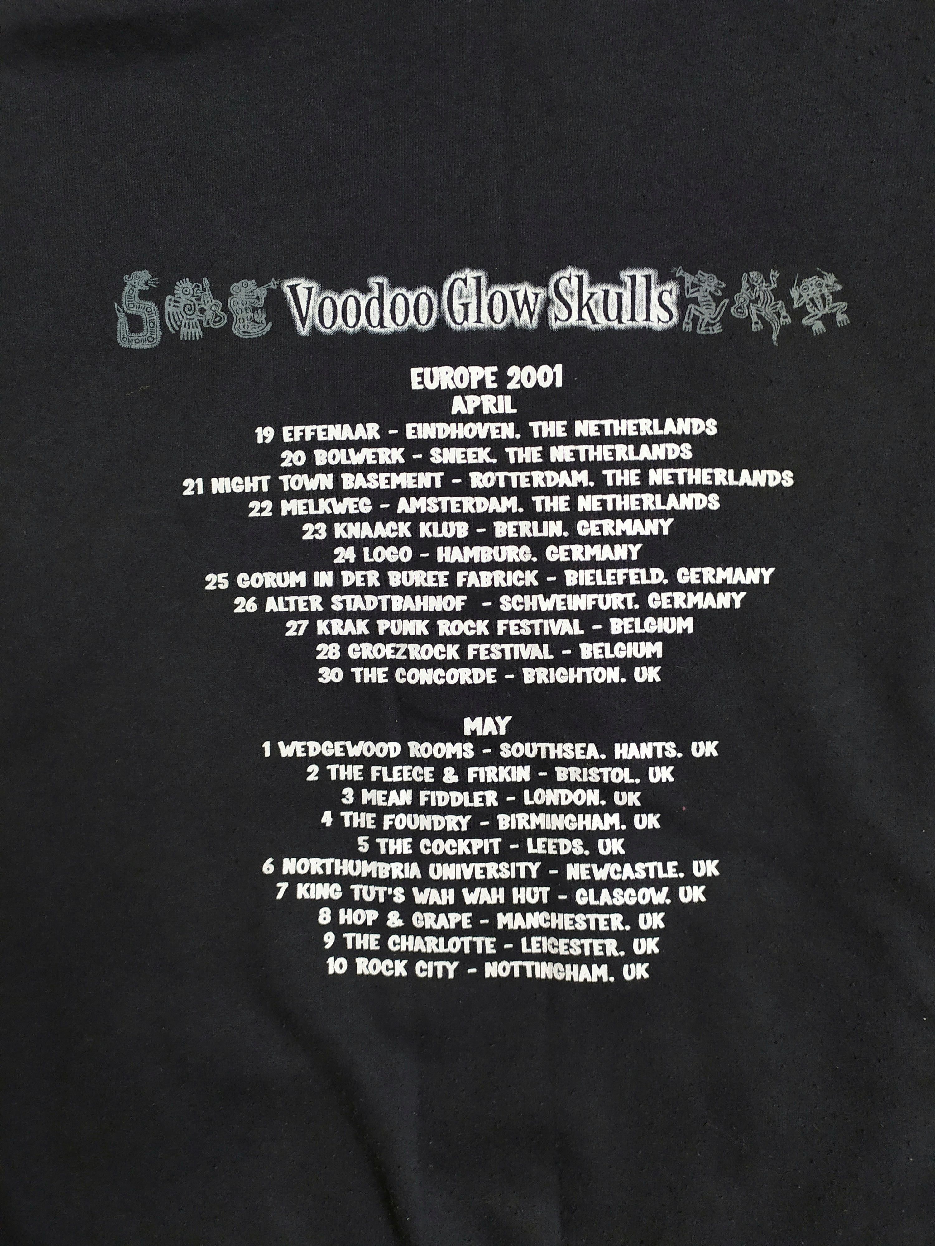 Vintage Voodoo Glow Skulls Symbolic Punk Hoodie Tour 2001 Size US L / EU 52-54 / 3 - 9 Thumbnail