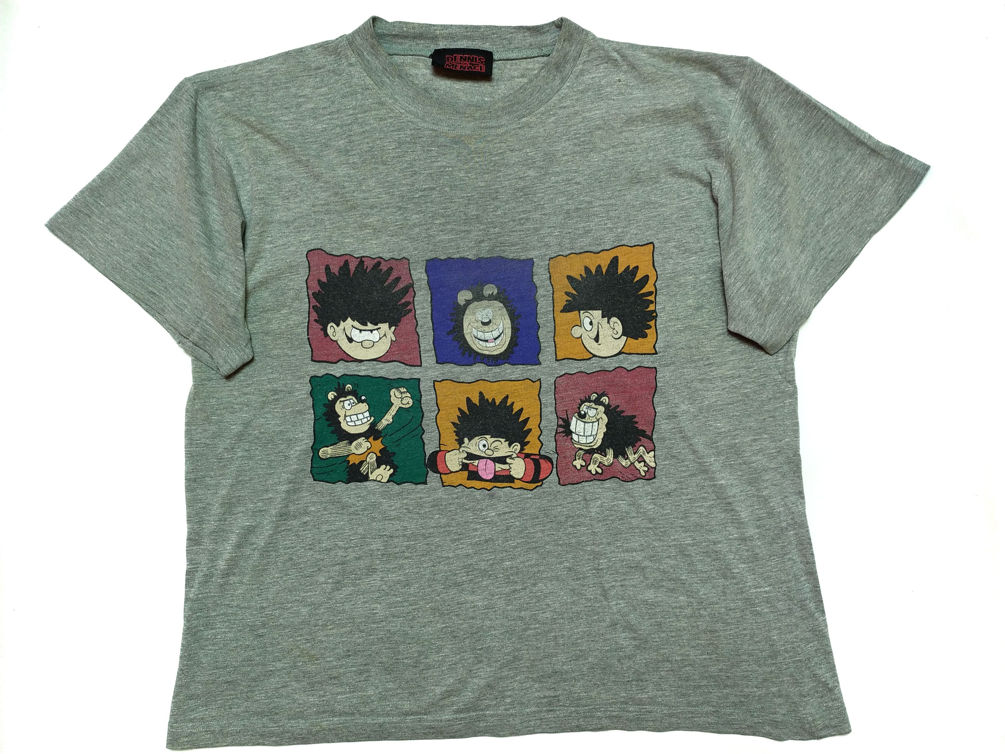 Vintage 90s Dennis Menace and Gnasher Movie T-shirt Size US XL / EU 56 / 4 - 2 Thumbnail