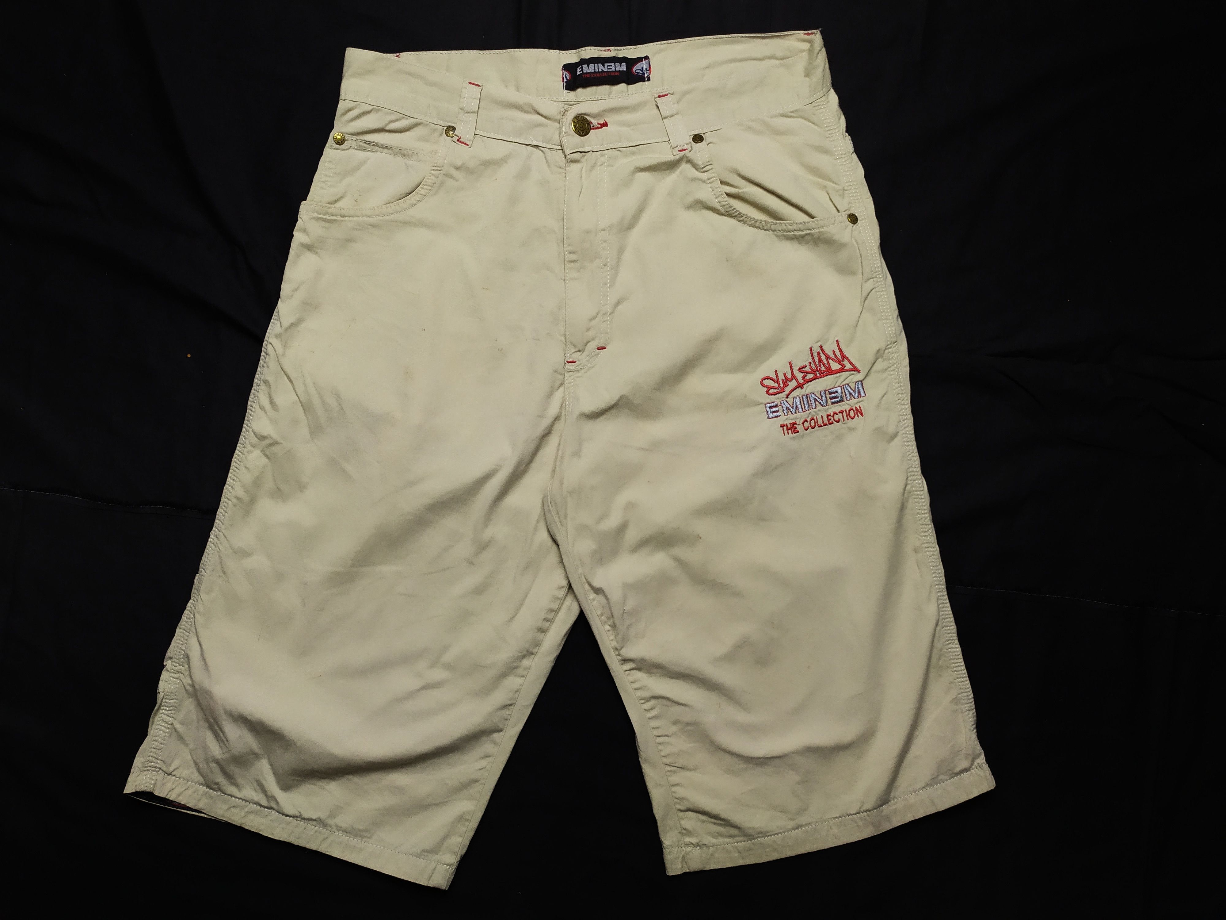 Eminem Vintage Slim Shady Shorts EMINEM THE COLLECTION Size US 31 - 2 Thumbnail