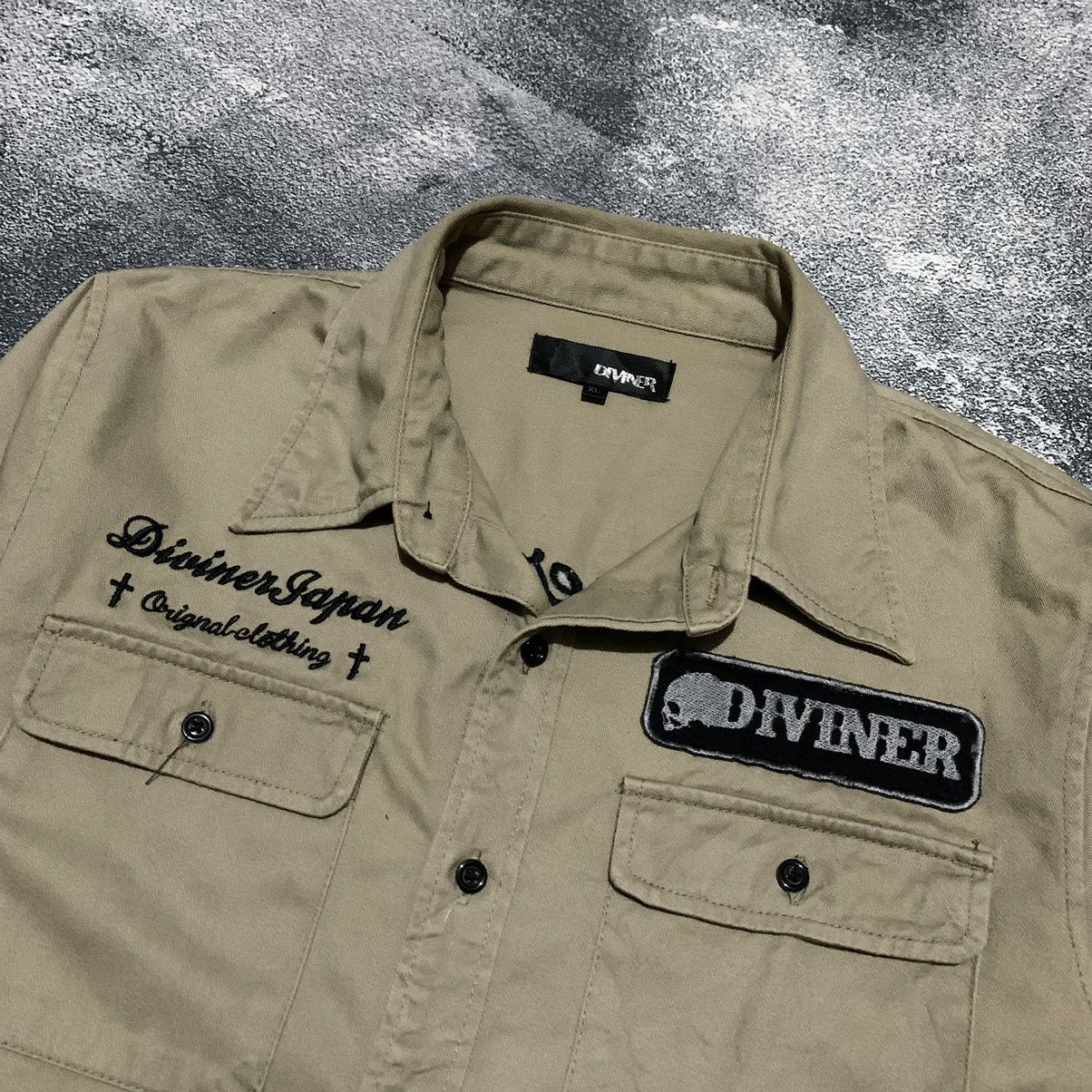 If Six Was Nine × Japanese Brand × Le Grande Bleu (L.G.B.) Diviner Japan embroidery skull Size US XL / EU 56 / 4 - 3 Thumbnail
