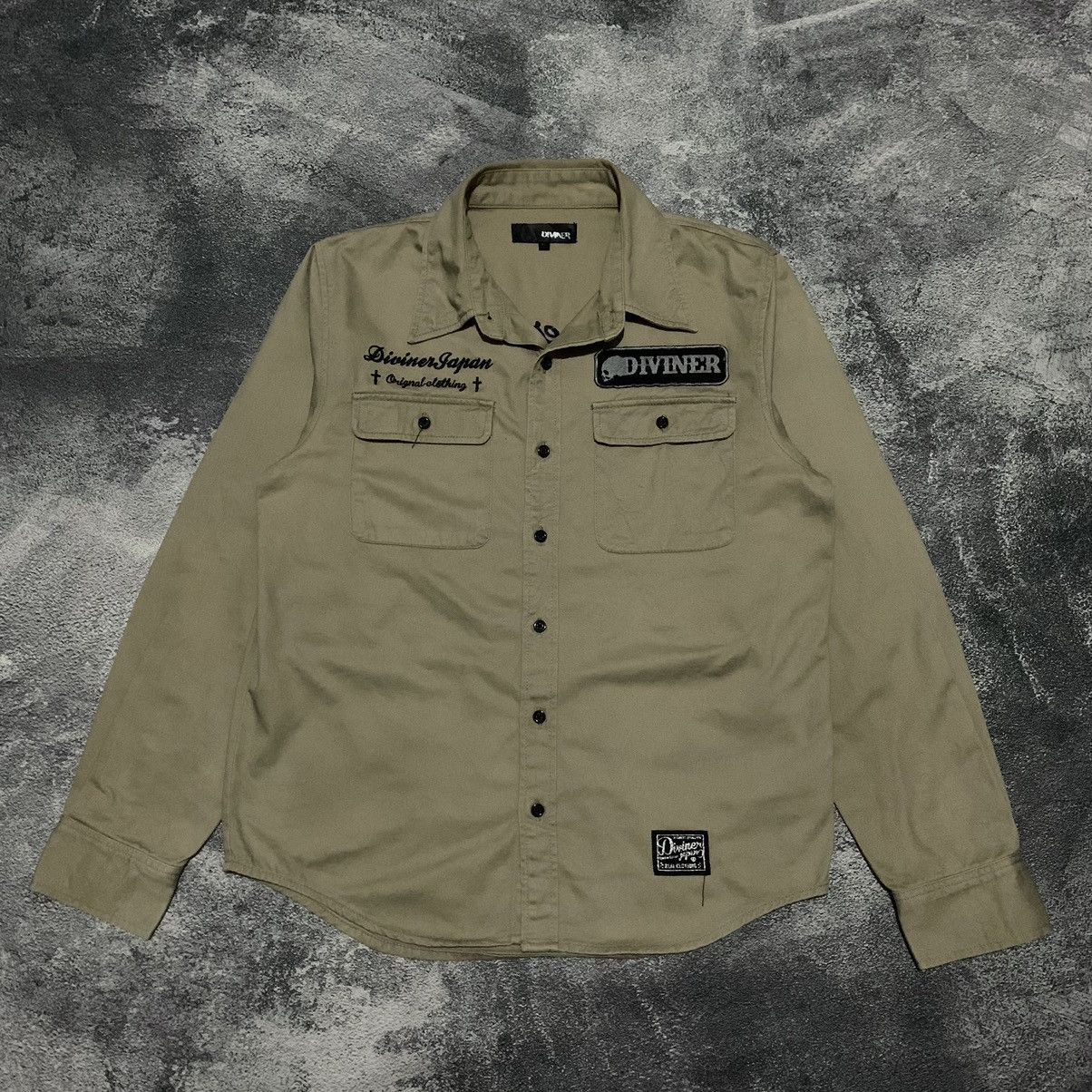 If Six Was Nine × Japanese Brand × Le Grande Bleu (L.G.B.) Diviner Japan embroidery skull Size US XL / EU 56 / 4 - 2 Thumbnail