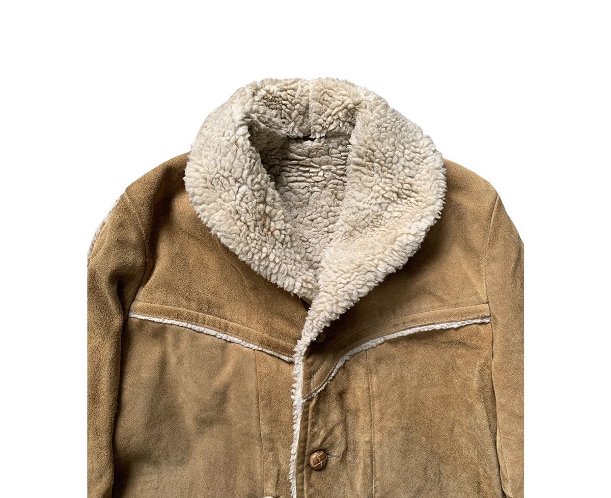 Other Rare Buttons Suede Leather Jacket B-3 Style Size US M / EU 48-50 / 2 - 4 Thumbnail