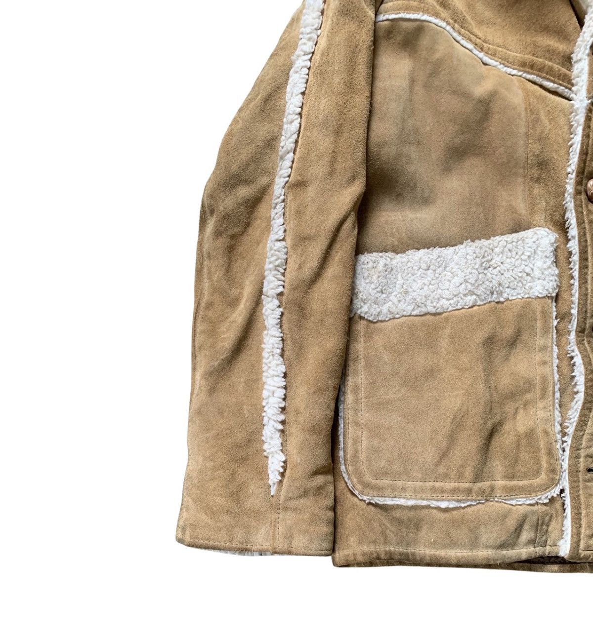 Other Rare Buttons Suede Leather Jacket B-3 Style Size US M / EU 48-50 / 2 - 3 Thumbnail