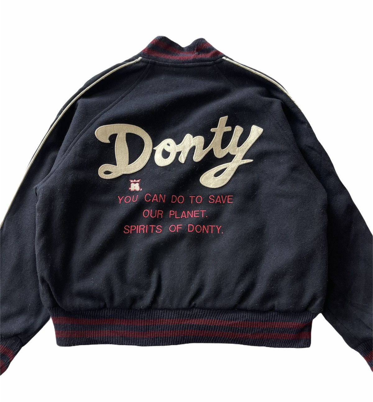 Vintage VINTAGE DONTY WOOL VARSITY JACKET Size US M / EU 48-50 / 2 - 9 Thumbnail