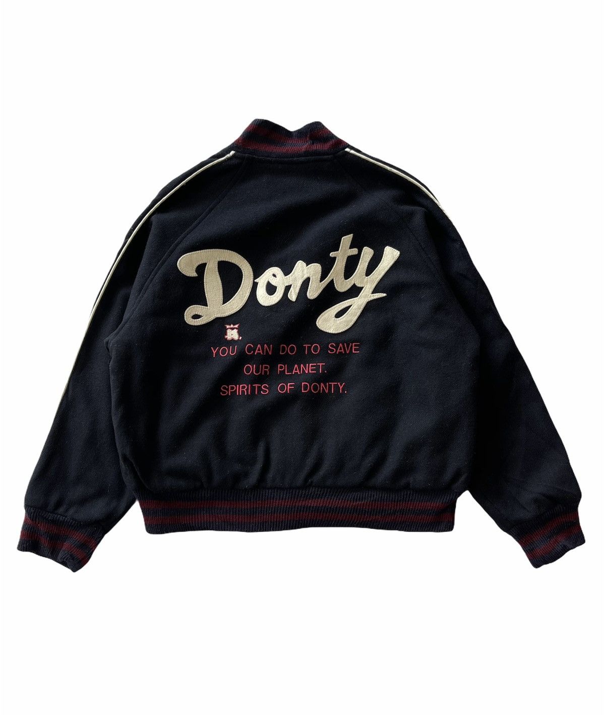 Vintage VINTAGE DONTY WOOL VARSITY JACKET Size US M / EU 48-50 / 2 - 1 Thumbnail