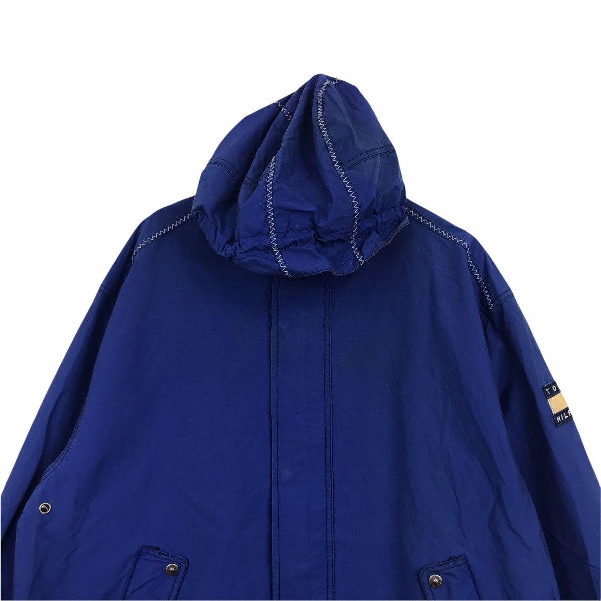 Tommy Hilfiger Vintage TOMMY HILFIGER Sailing Gear Blue Windbreaker Jacket Size US XXL / EU 58 / 5 - 3 Thumbnail