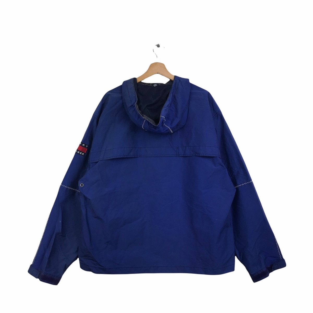 Tommy Hilfiger Vintage TOMMY HILFIGER Sailing Gear Blue Windbreaker Jacket Size US XXL / EU 58 / 5 - 2 Thumbnail