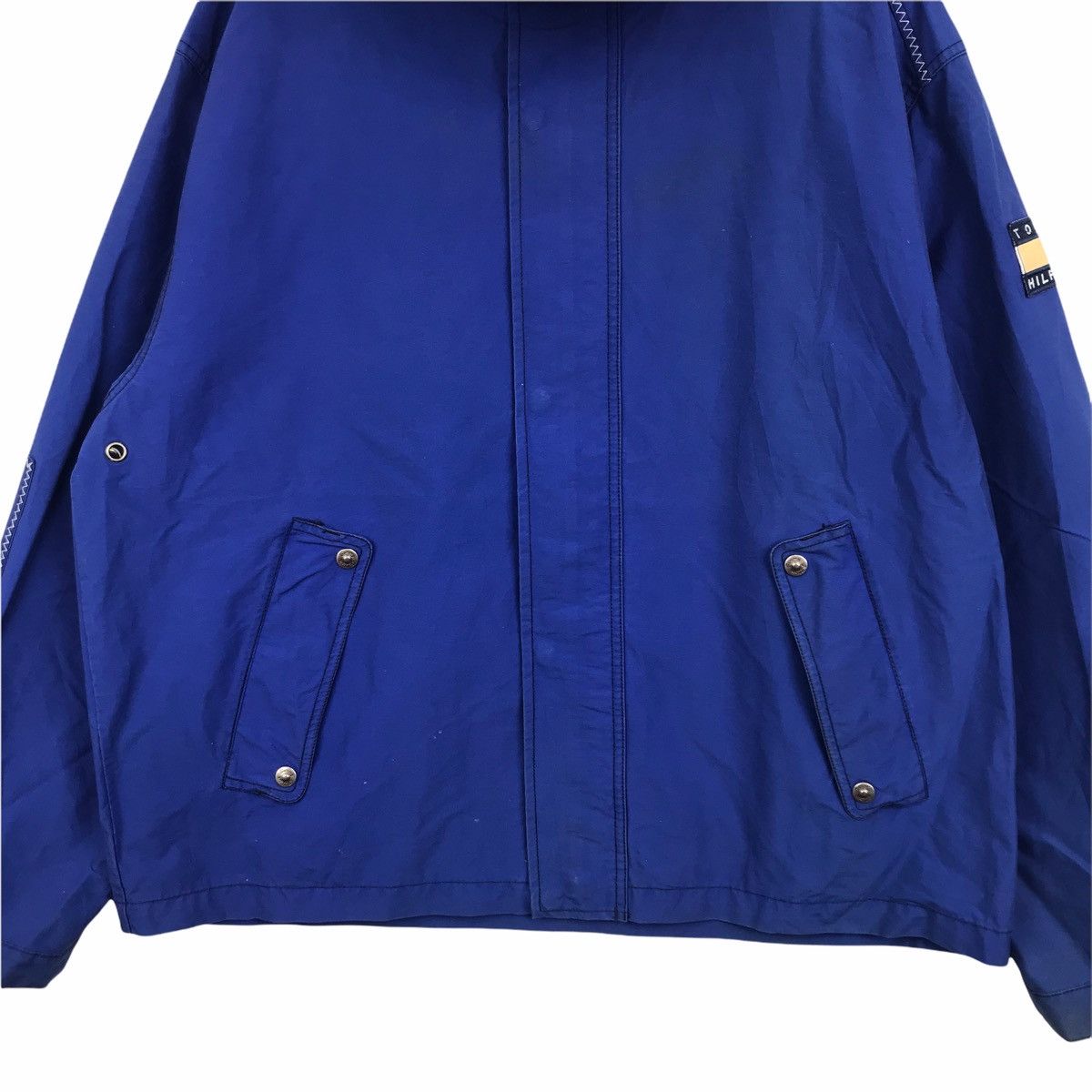 Tommy Hilfiger Vintage TOMMY HILFIGER Sailing Gear Blue Windbreaker Jacket Size US XXL / EU 58 / 5 - 7 Thumbnail