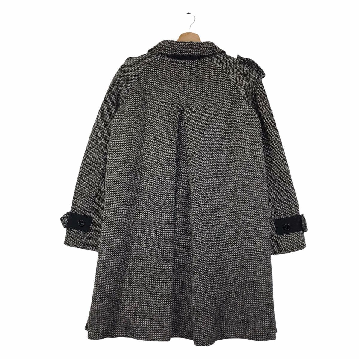 Vintage AQUILANO LIMONDI ITALY Designer Check Grey Coat Size US M / EU 48-50 / 2 - 2 Thumbnail