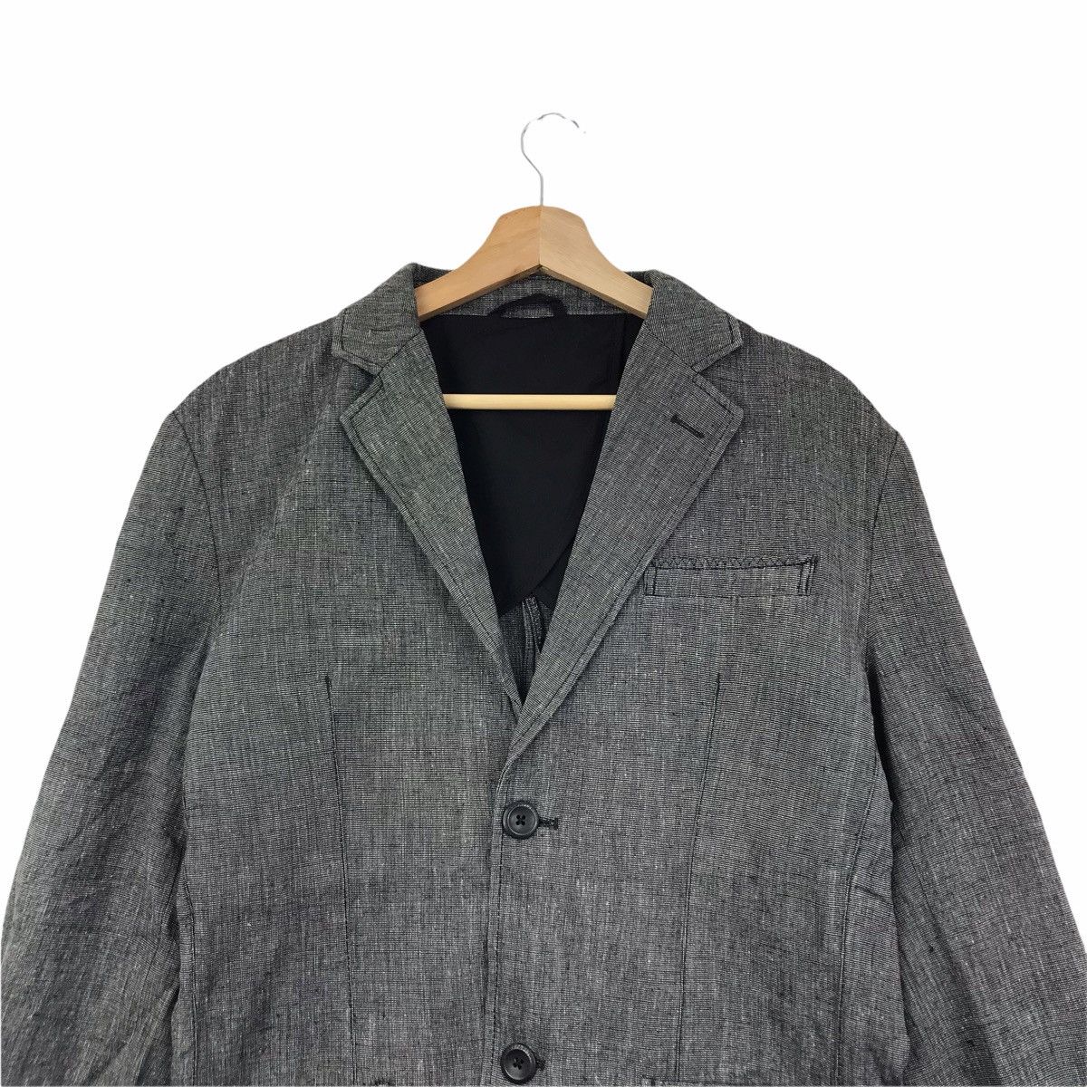 Vintage CLASSICACITY JAPANESE BRAND Design Grey Coat Blazer Size US L / EU 52-54 / 3 - 3 Thumbnail