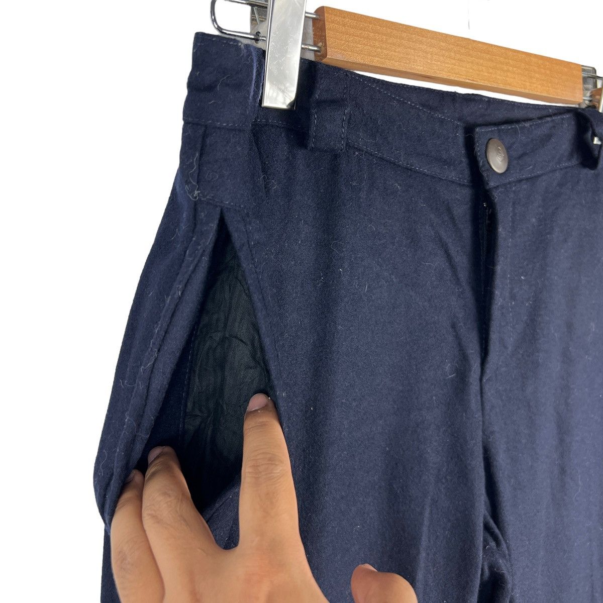 Designer BILANCIONI Wool Pants Trousers Italian Brand Luxury Size US 37 - 9 Thumbnail