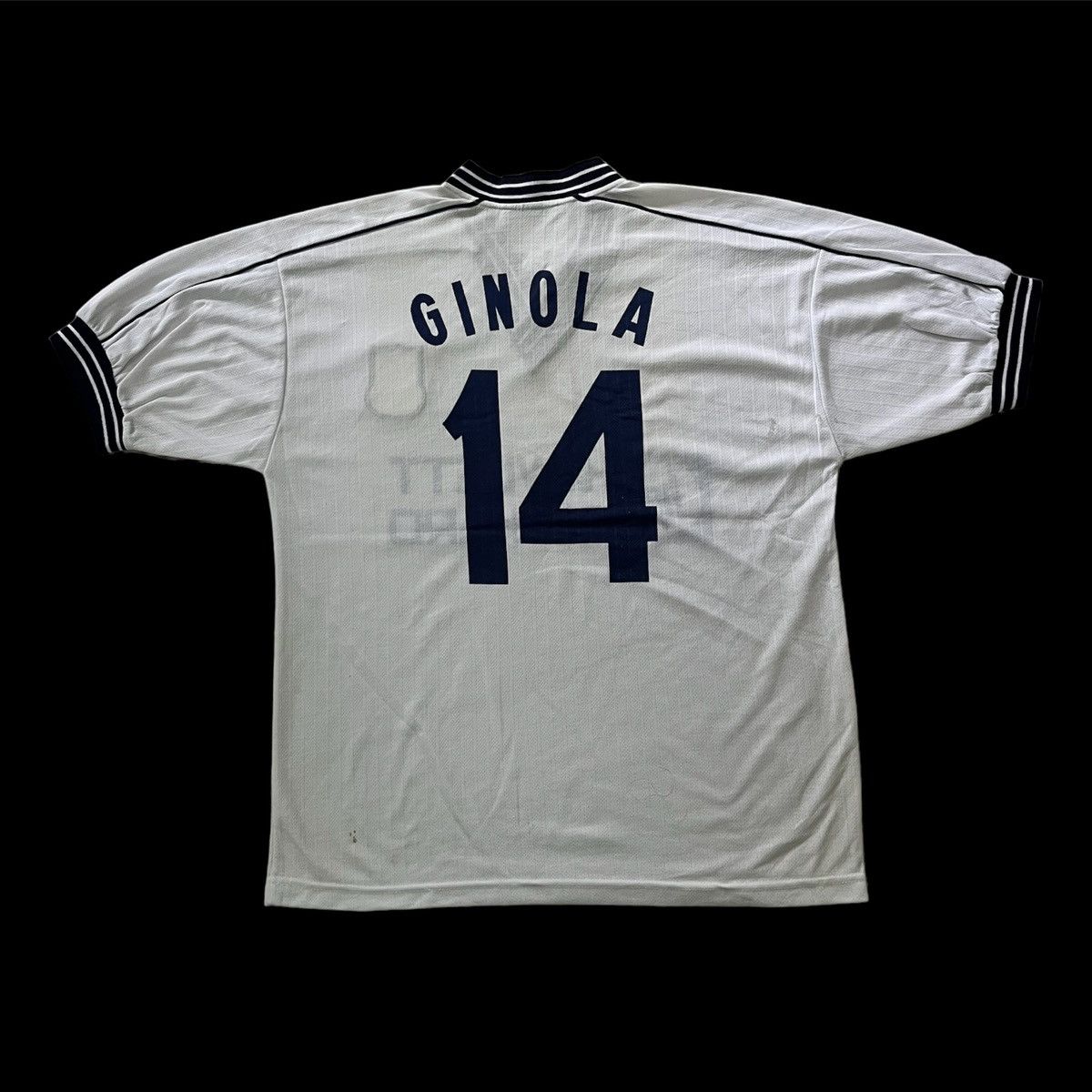 Vintage Vintage Bootleg 1997/1999 Tottenham Hotspur Home Ginola 14 P Size US XL / EU 56 / 4 - 2 Thumbnail