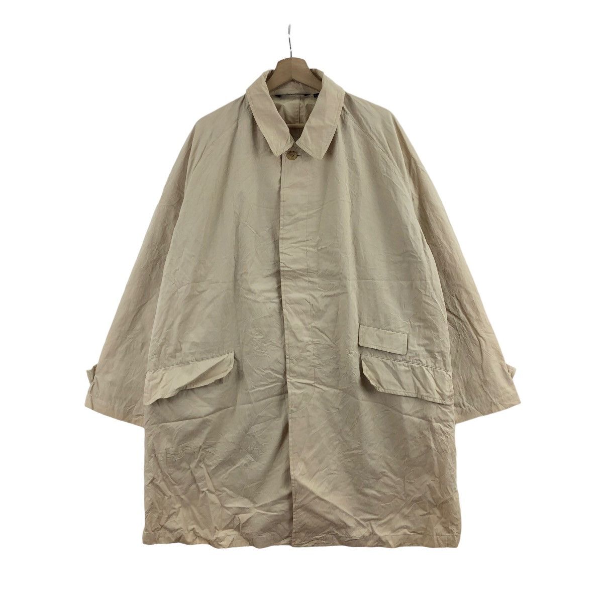 image of Polo Ralph Laurent Trench Coats Casual Style in Cream, Men's (Size 2XL)