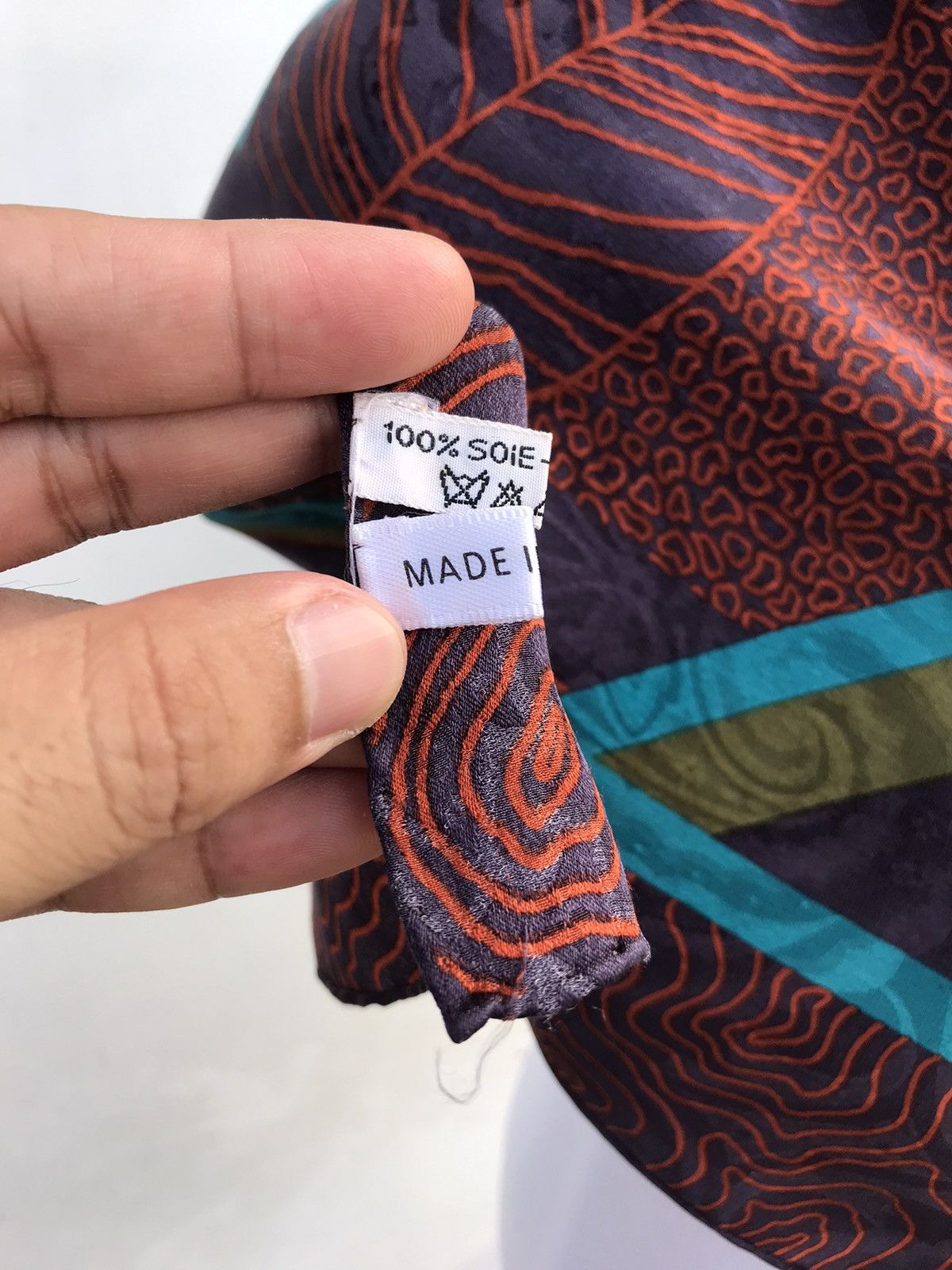 Lanvin Lavin Paris Silk Skarve Size ONE SIZE - 4 Thumbnail
