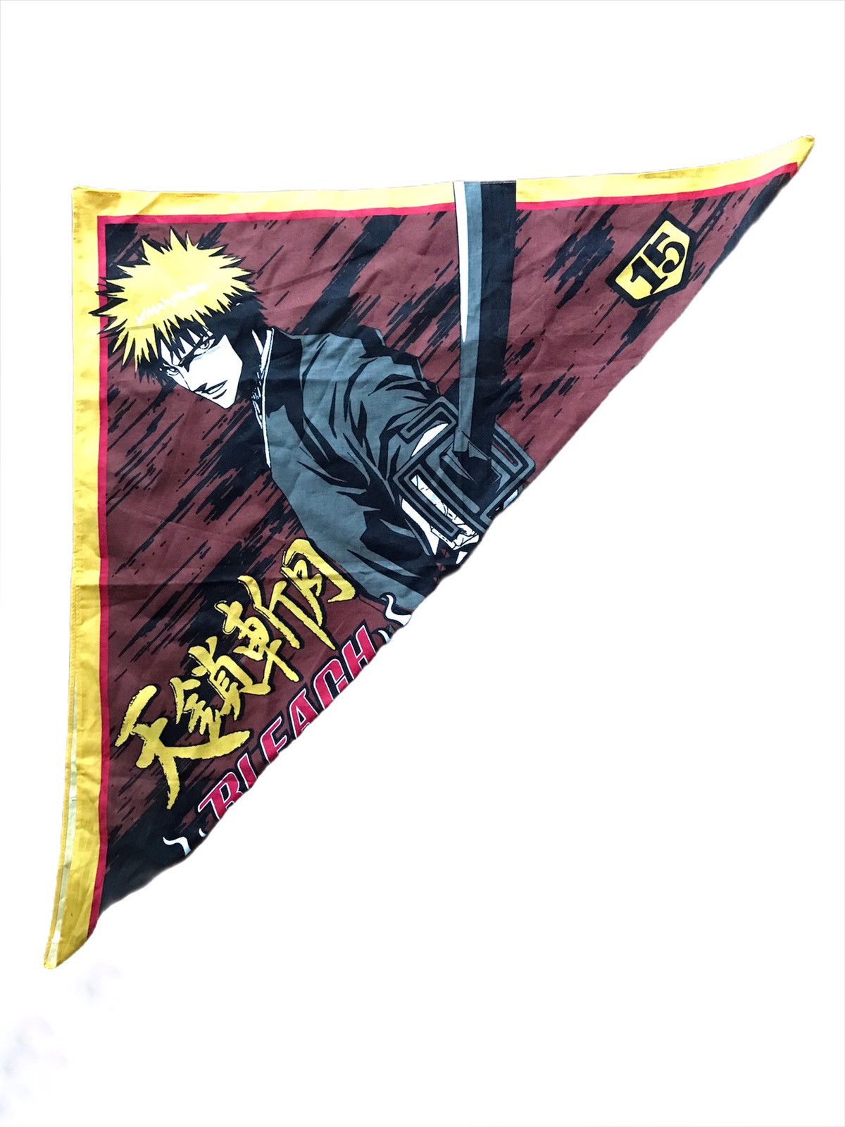Anime × Bleach × Vintage Vintage Bleach Anima Japan Handkerchef Overprint Size ONE SIZE - 3 Thumbnail