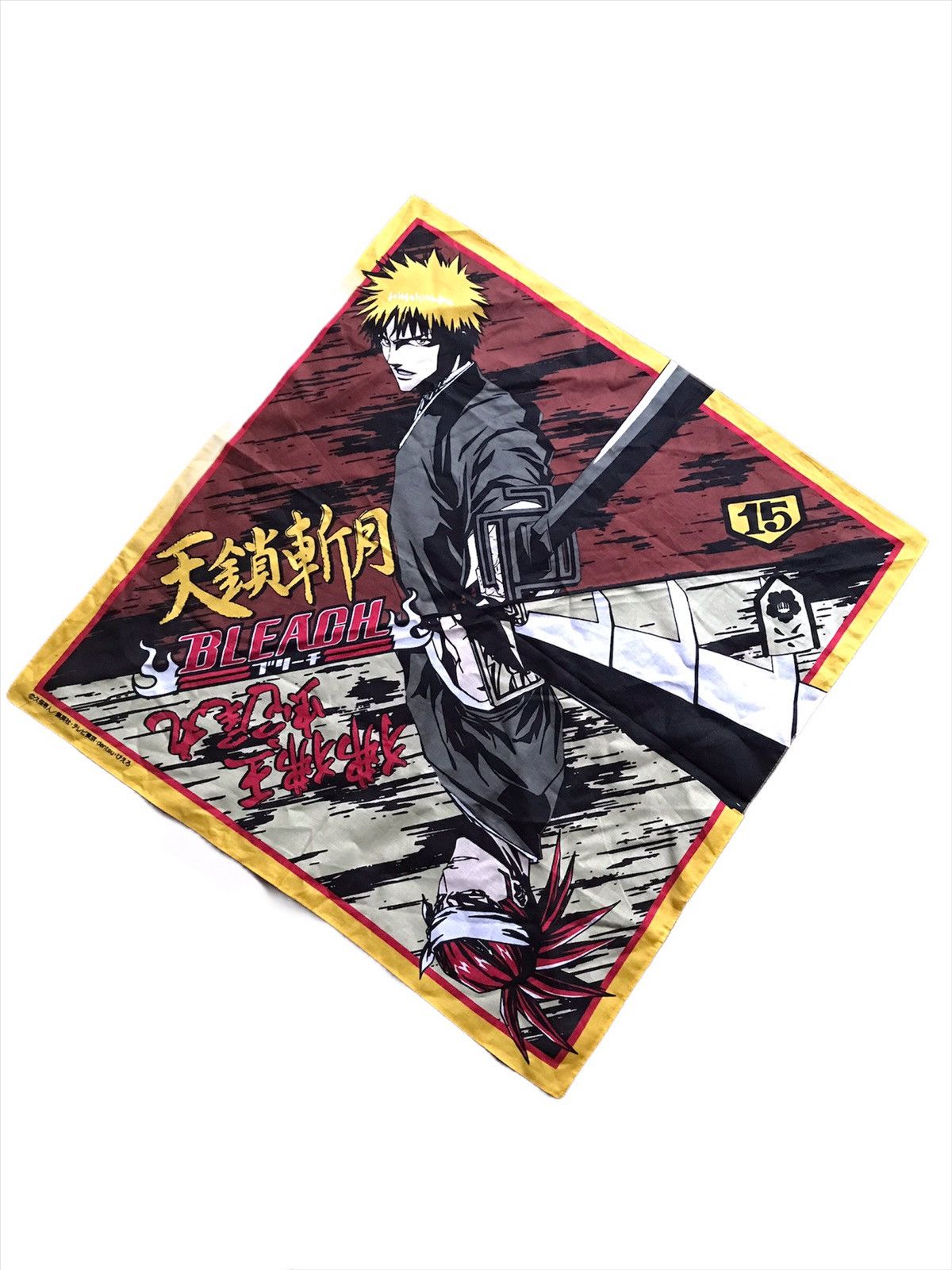 Anime × Bleach × Vintage Vintage Bleach Anima Japan Handkerchef Overprint Size ONE SIZE - 1 Thumbnail