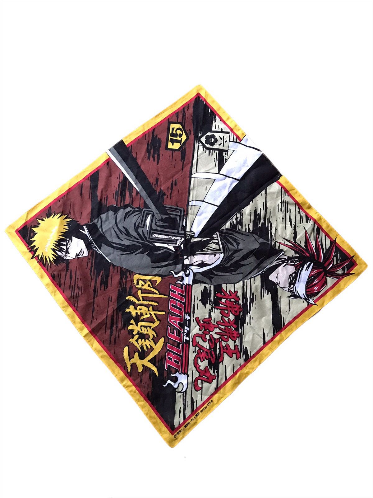 Anime × Bleach × Vintage Vintage Bleach Anima Japan Handkerchef Overprint Size ONE SIZE - 5 Thumbnail