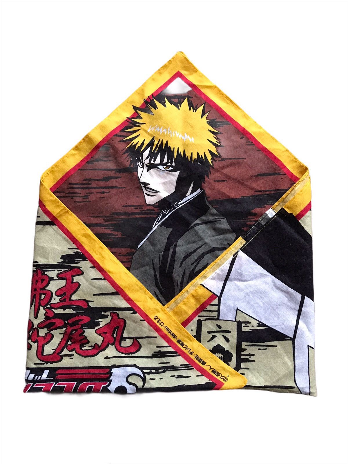 Anime × Bleach × Vintage Vintage Bleach Anima Japan Handkerchef Overprint Size ONE SIZE - 2 Thumbnail